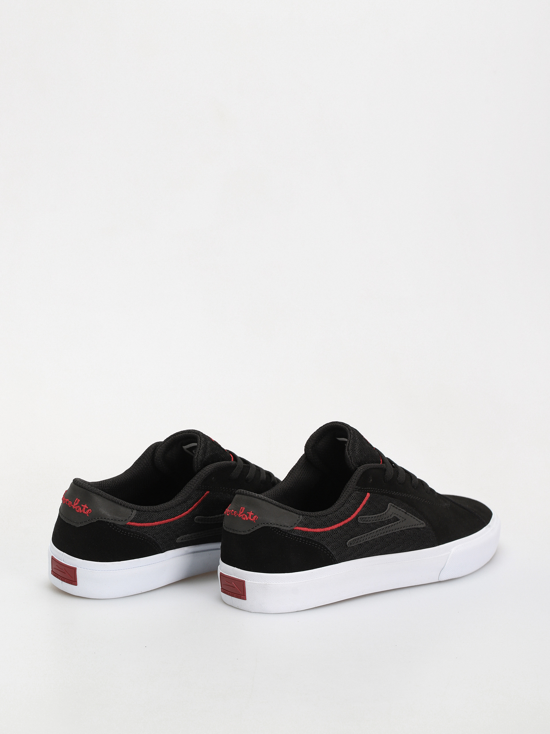 Lakai Flaco II Cipők (black red)
