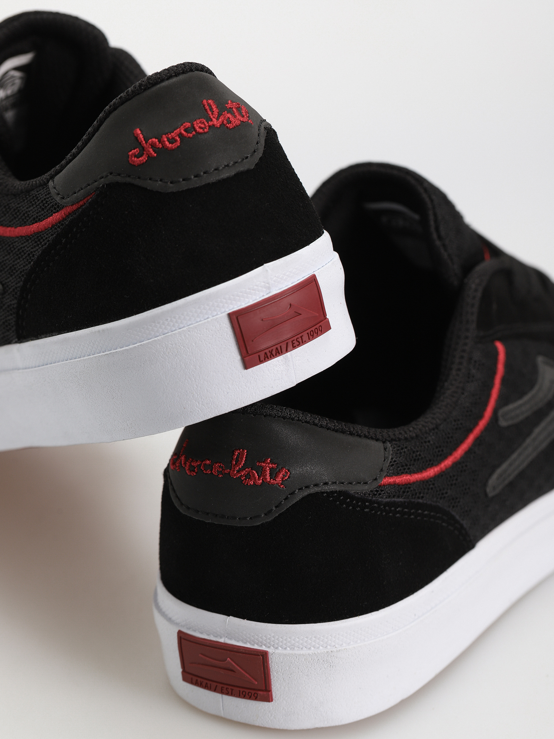 Lakai Flaco II Cipők (black red)