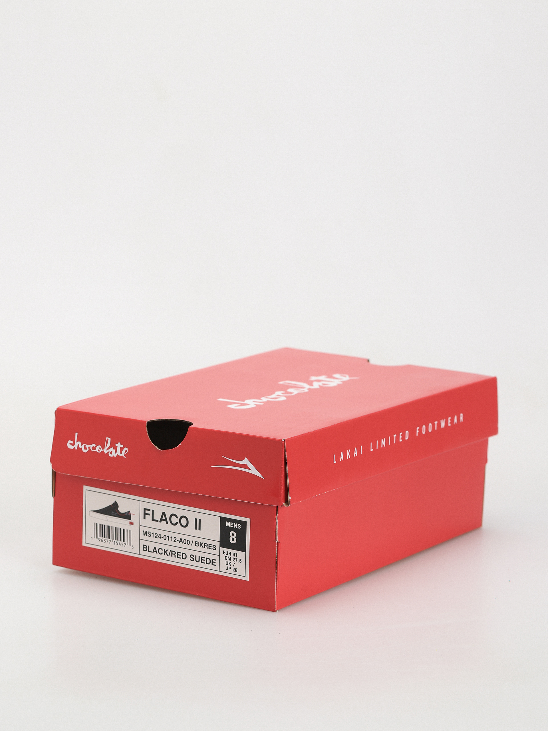 Lakai Flaco II Cipők (black red)