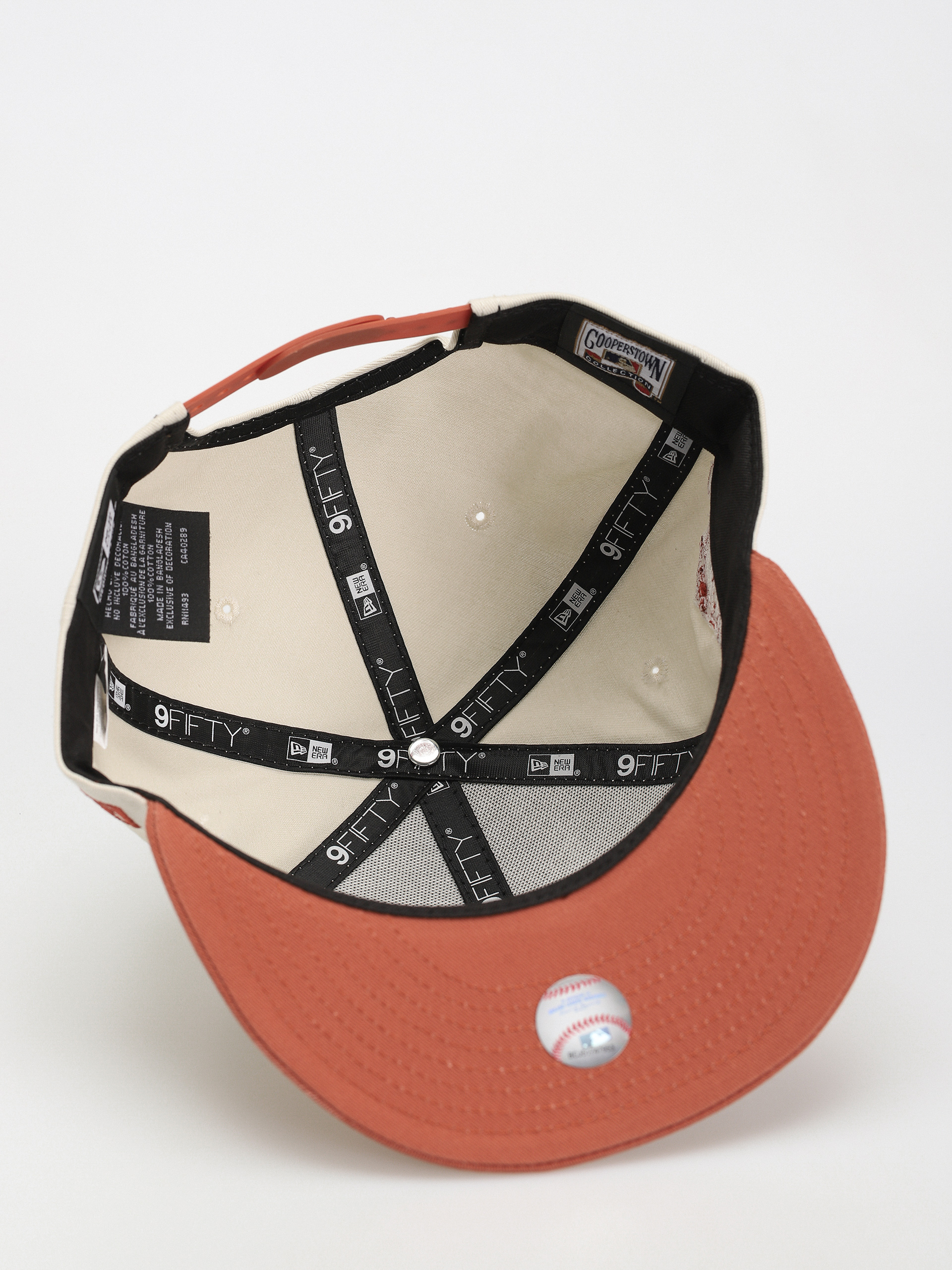 Baseball sapka New Era MLB Patch 9Fifty New York Yankees (ivory/terracotta)