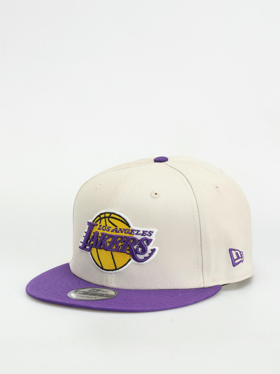 New Era NBA Logo 9Fifty Los Angeles Lakers Baseball sapka (ivory/purple)