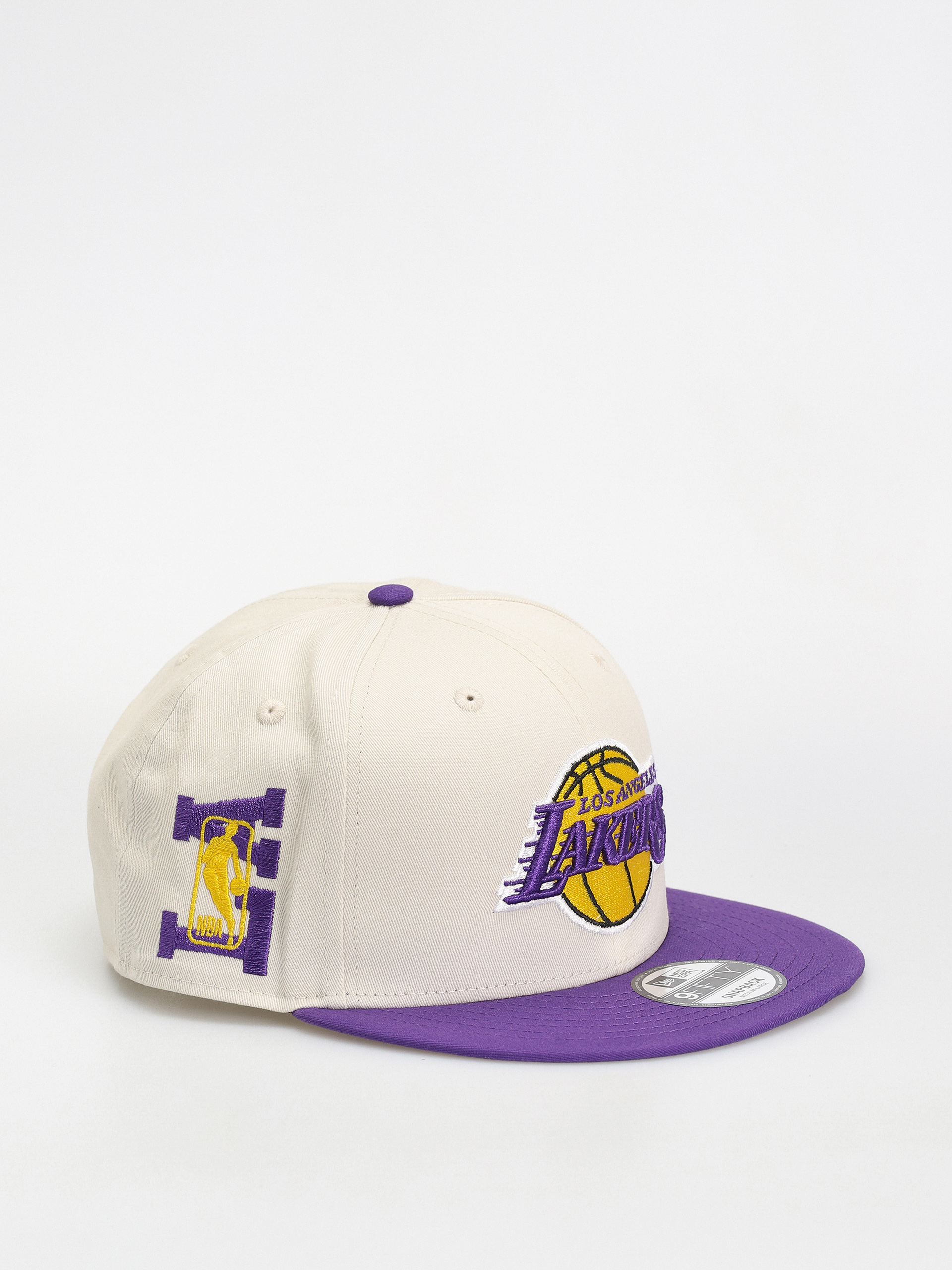 New Era NBA Logo 9Fifty Los Angeles Lakers Baseball sapka (ivory/purple)