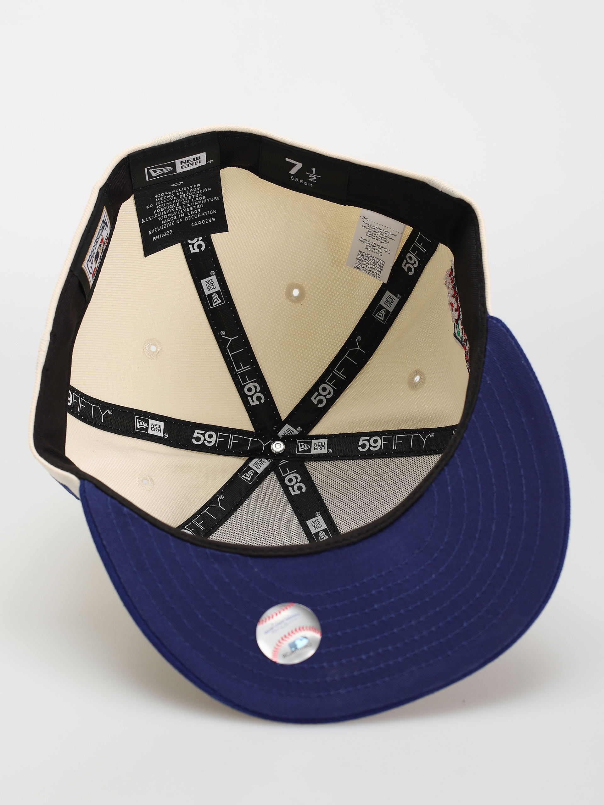 Baseball sapka New Era Team Colour 59Fifty Los Angeles Dodgers (ivory/blue)