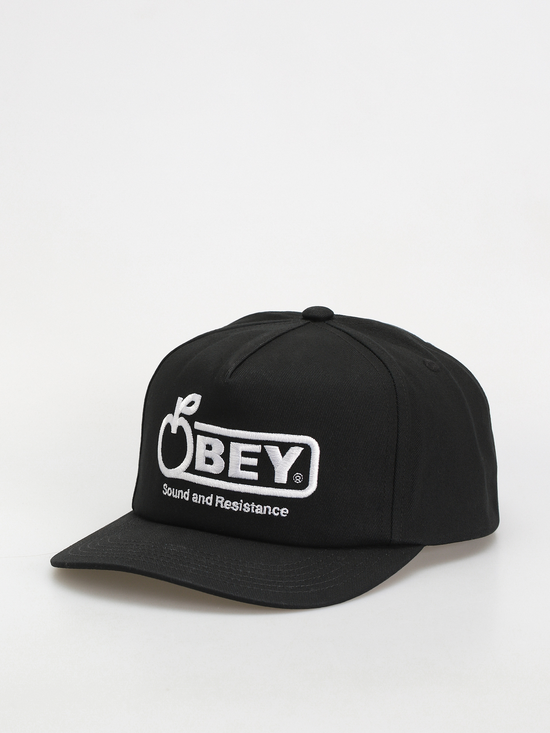 Baseball sapka OBEY Sound Twill 5 Panel (black)