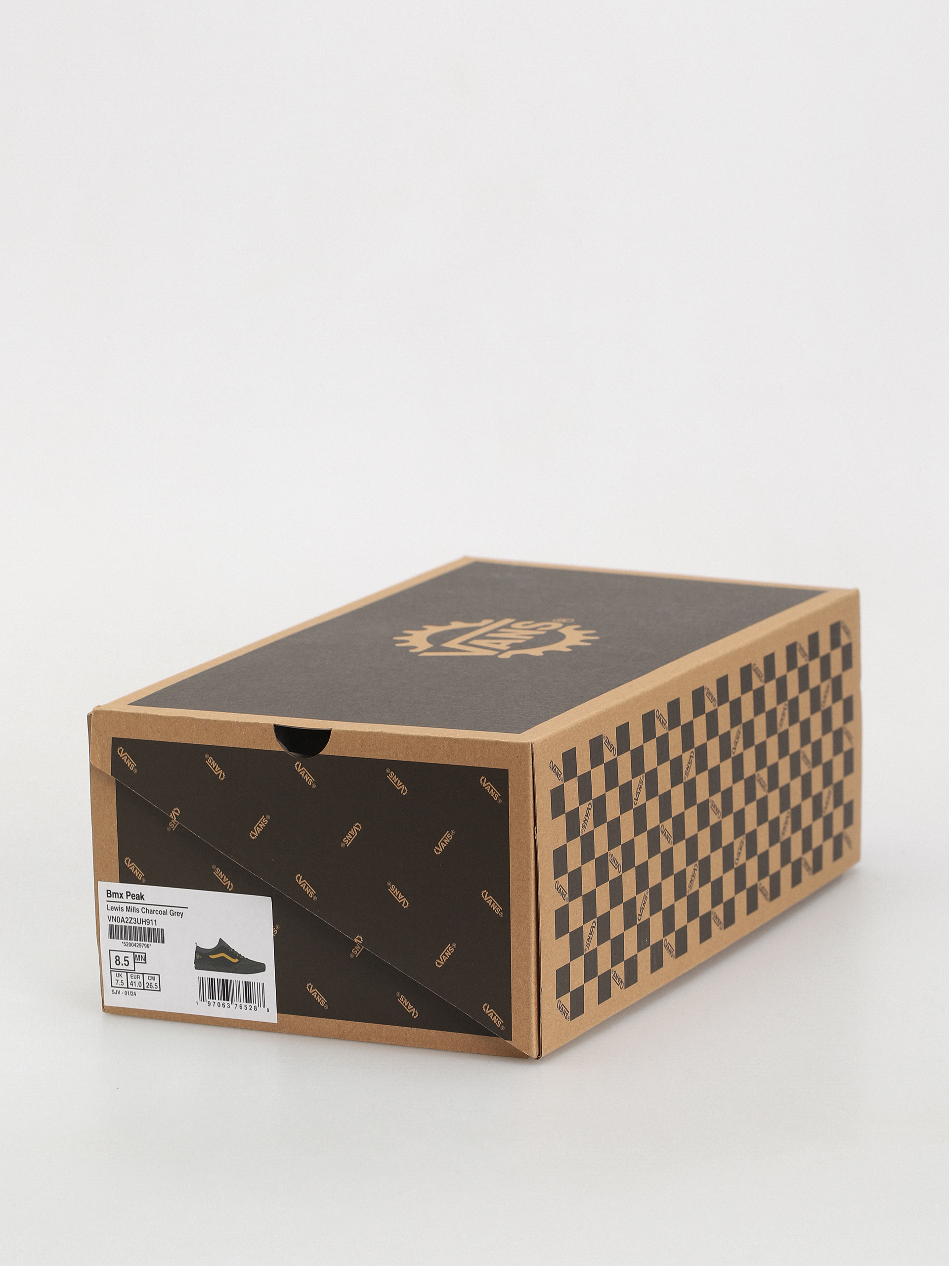 Vans Bmx Peak Cipők (lewis mills charcoal grey)