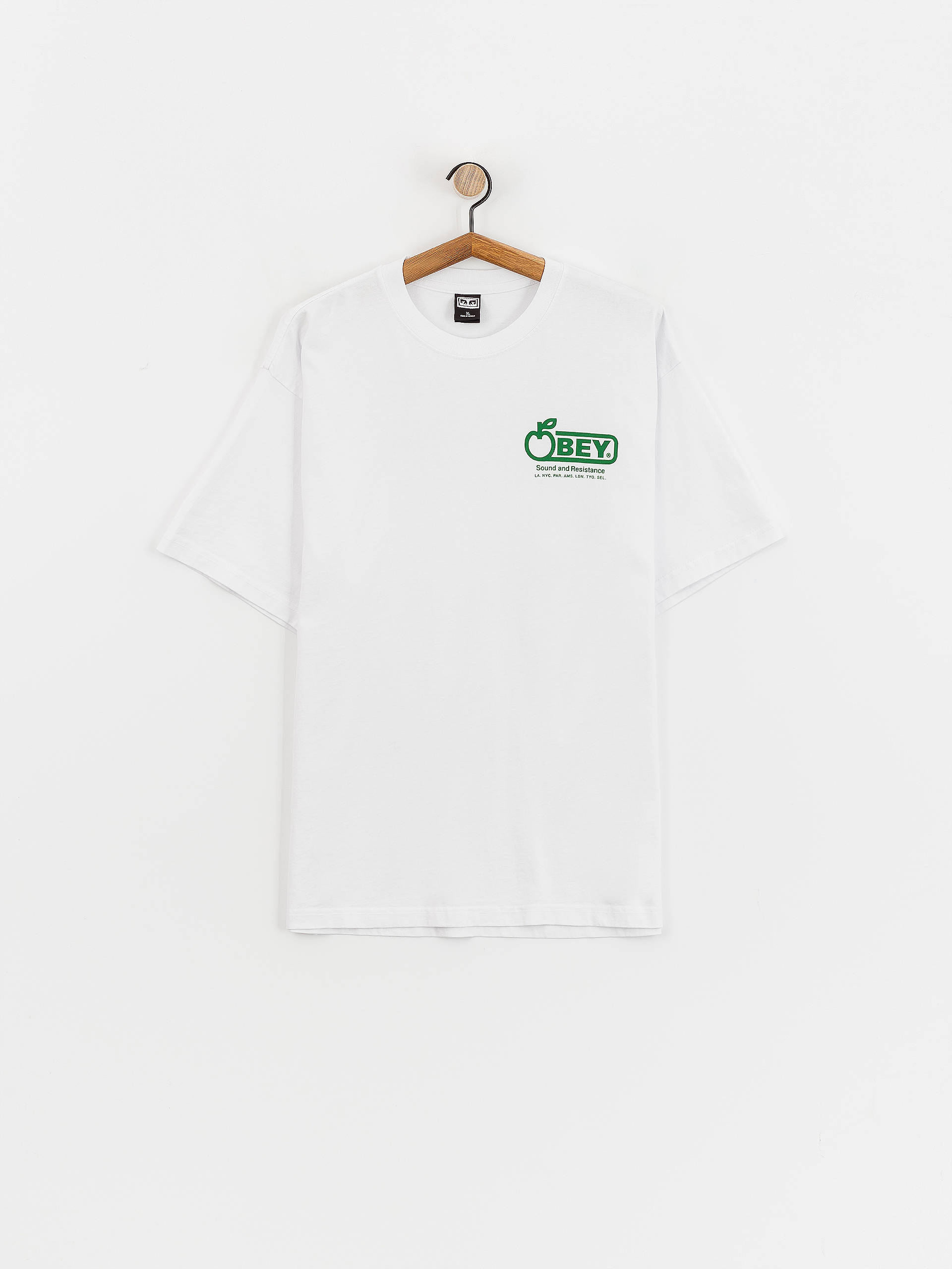 Póló OBEY Sound & Resistance (white)