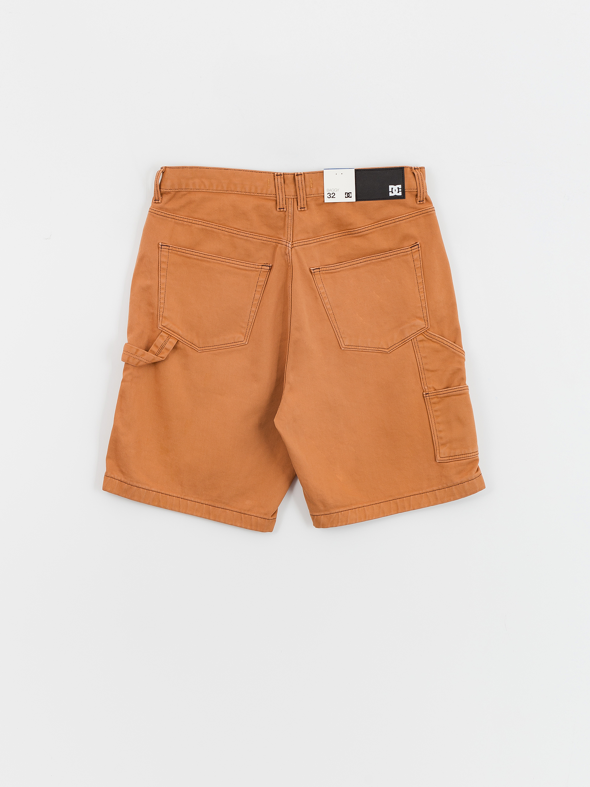 Rövidnadrág DC Carpenter Baggy Short (brown overdye)