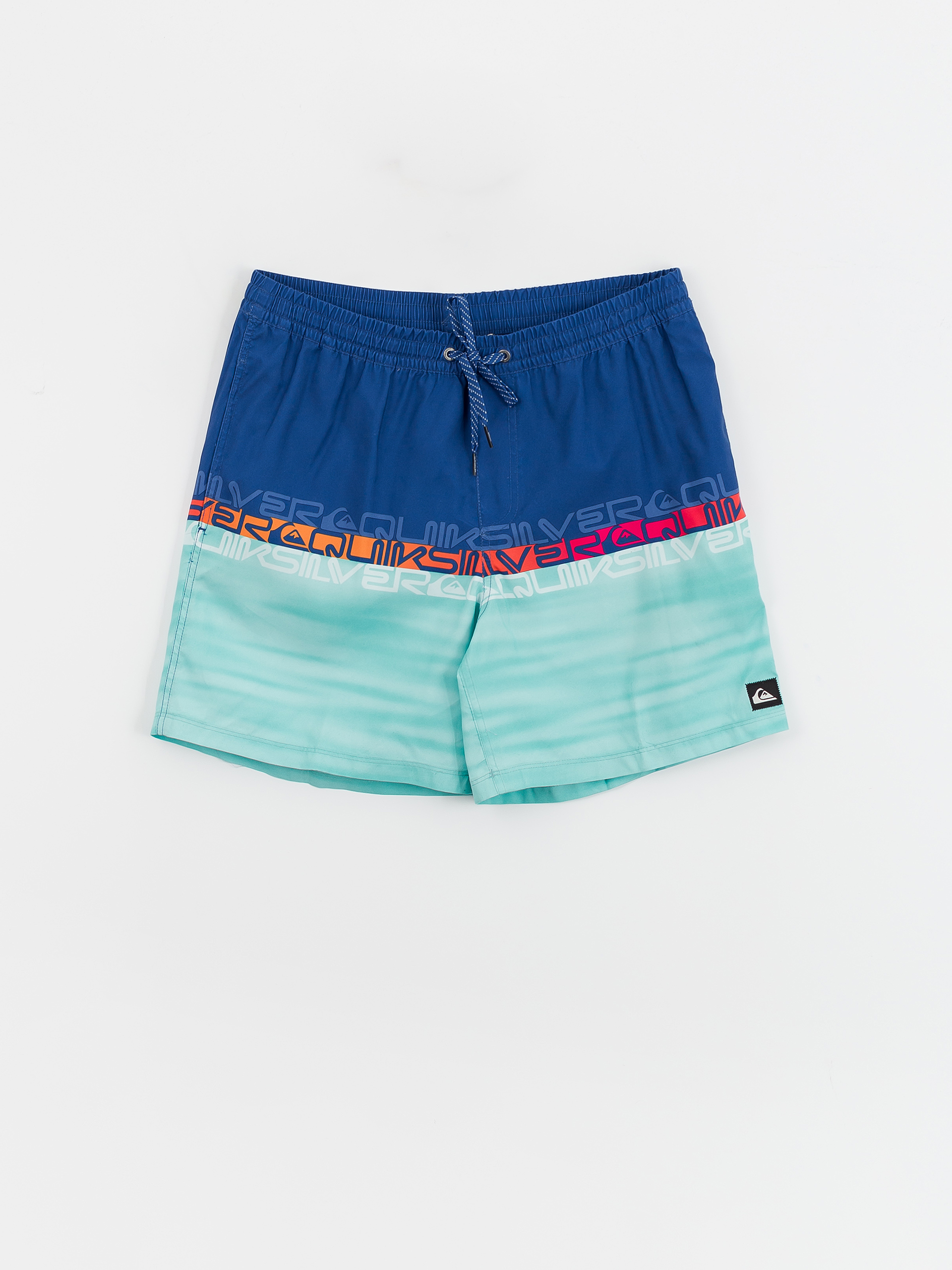 Rövidnadrág Quiksilver Everyday Wordblock Volley 17 (monaco blue)