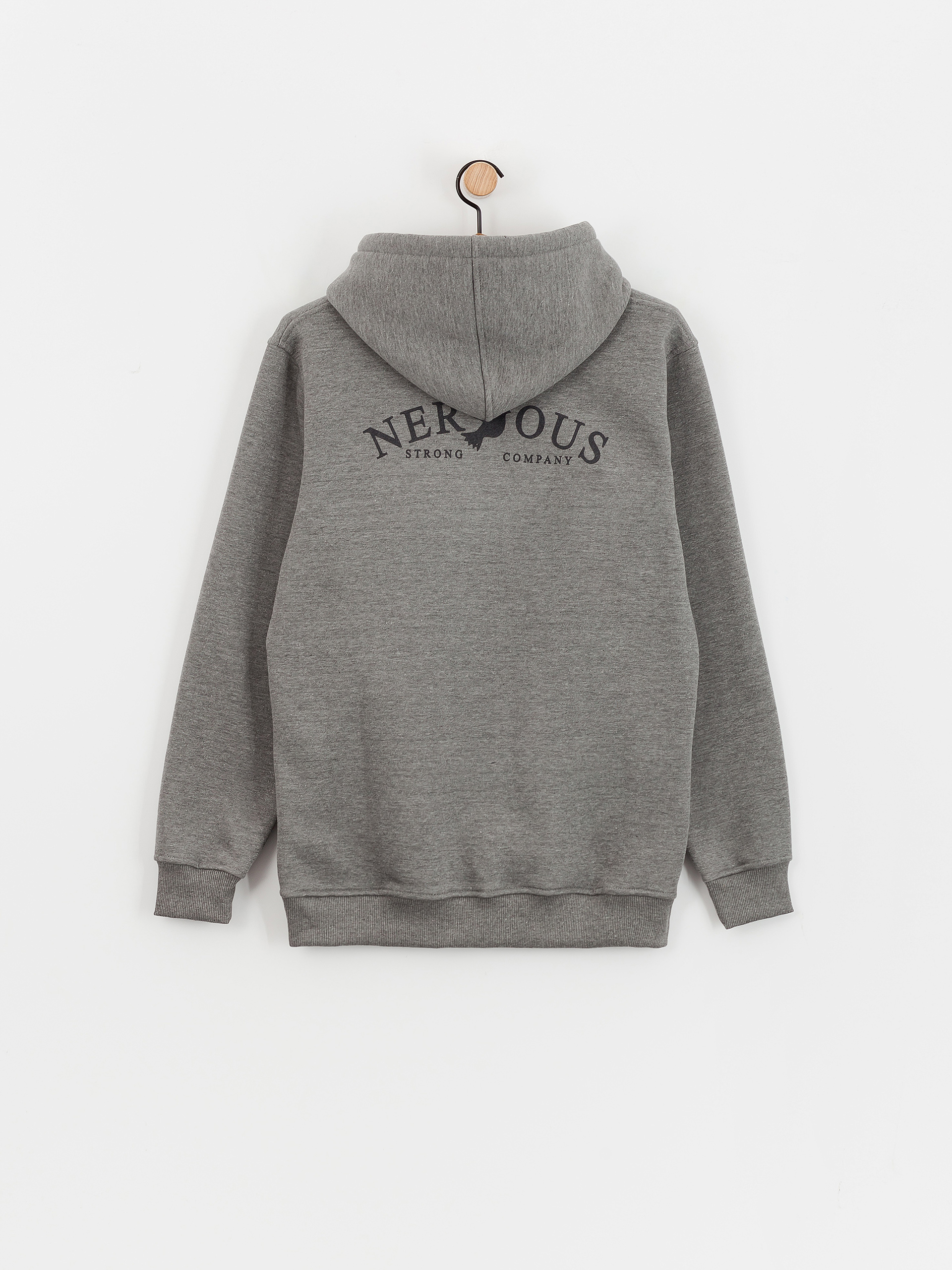 Kapucnis pulóver Nervous Small Classic Arc HD (light heather)