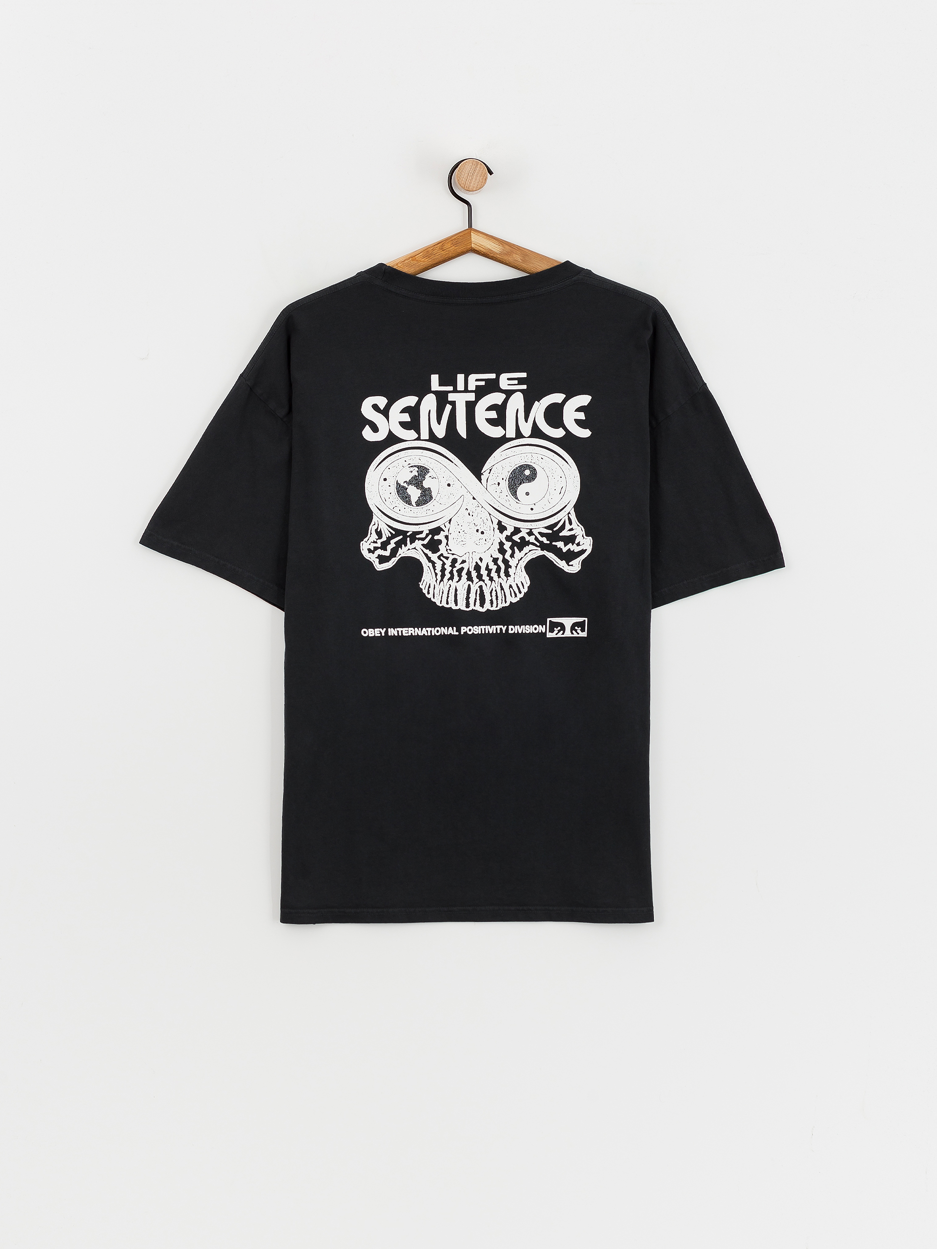 OBEY Life Sentence Póló (pigment vintage black)