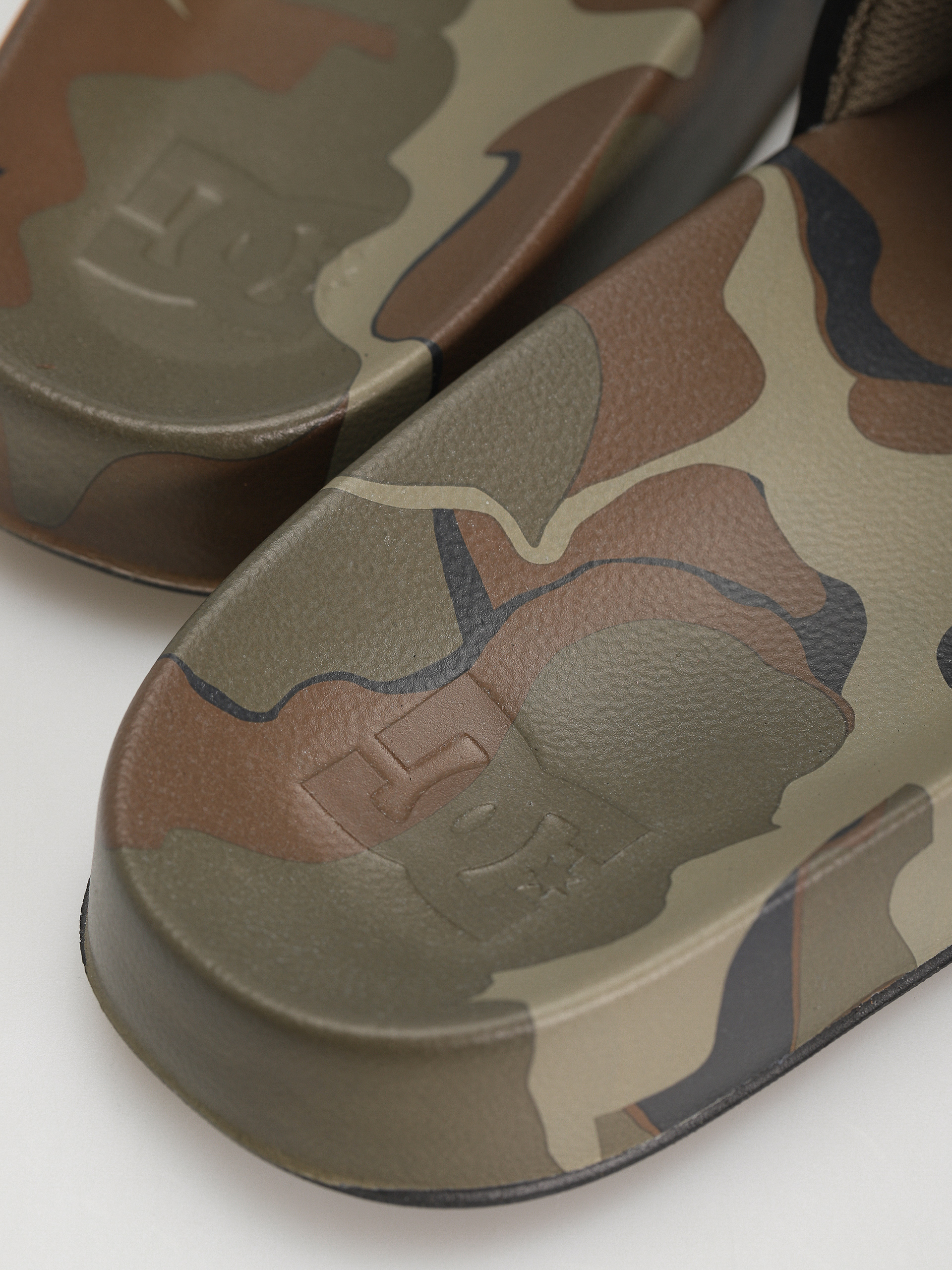 DC Dc Slide Se Flip-flop papucsok (white/black/camo)