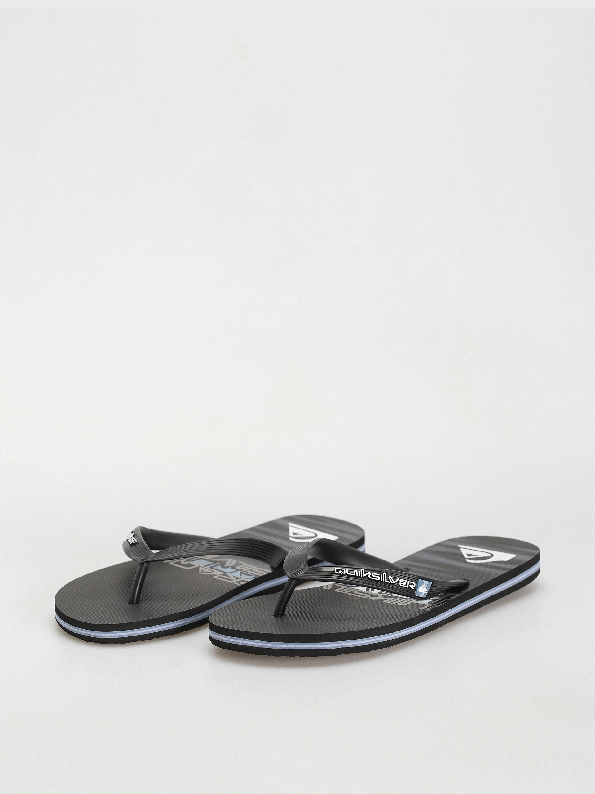 Quiksilver Molokai Stripe Flip-flop papucsok (black/black/blue)