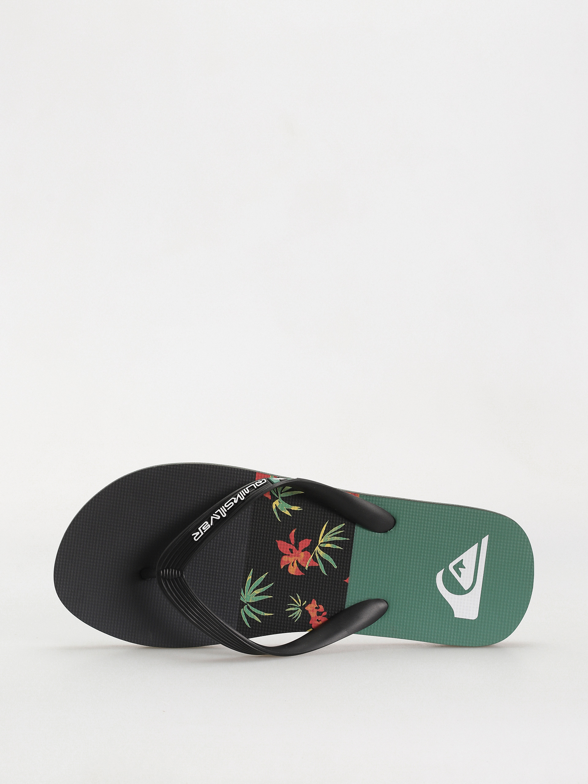 Quiksilver Molokai Stripe Flip-flop papucsok (black/black/green)