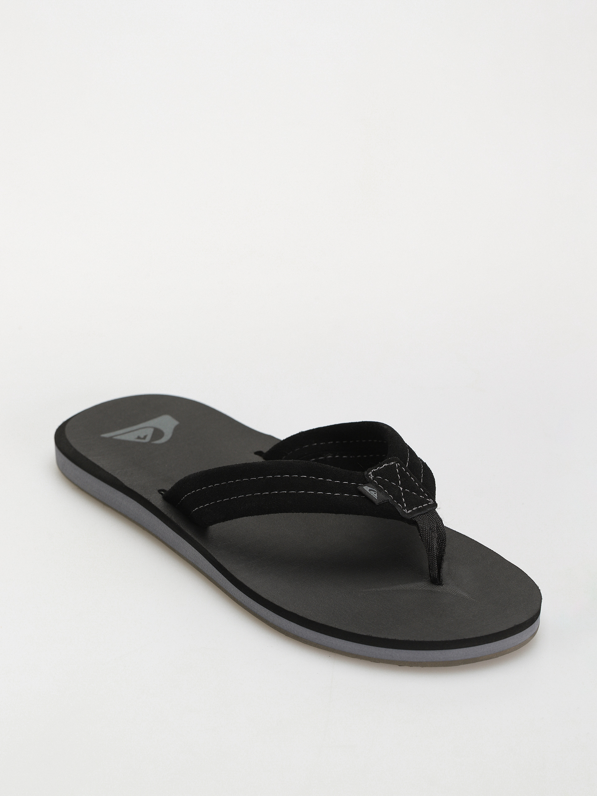 Flip-flop papucsok Quiksilver Carver Suede Core (black 1)