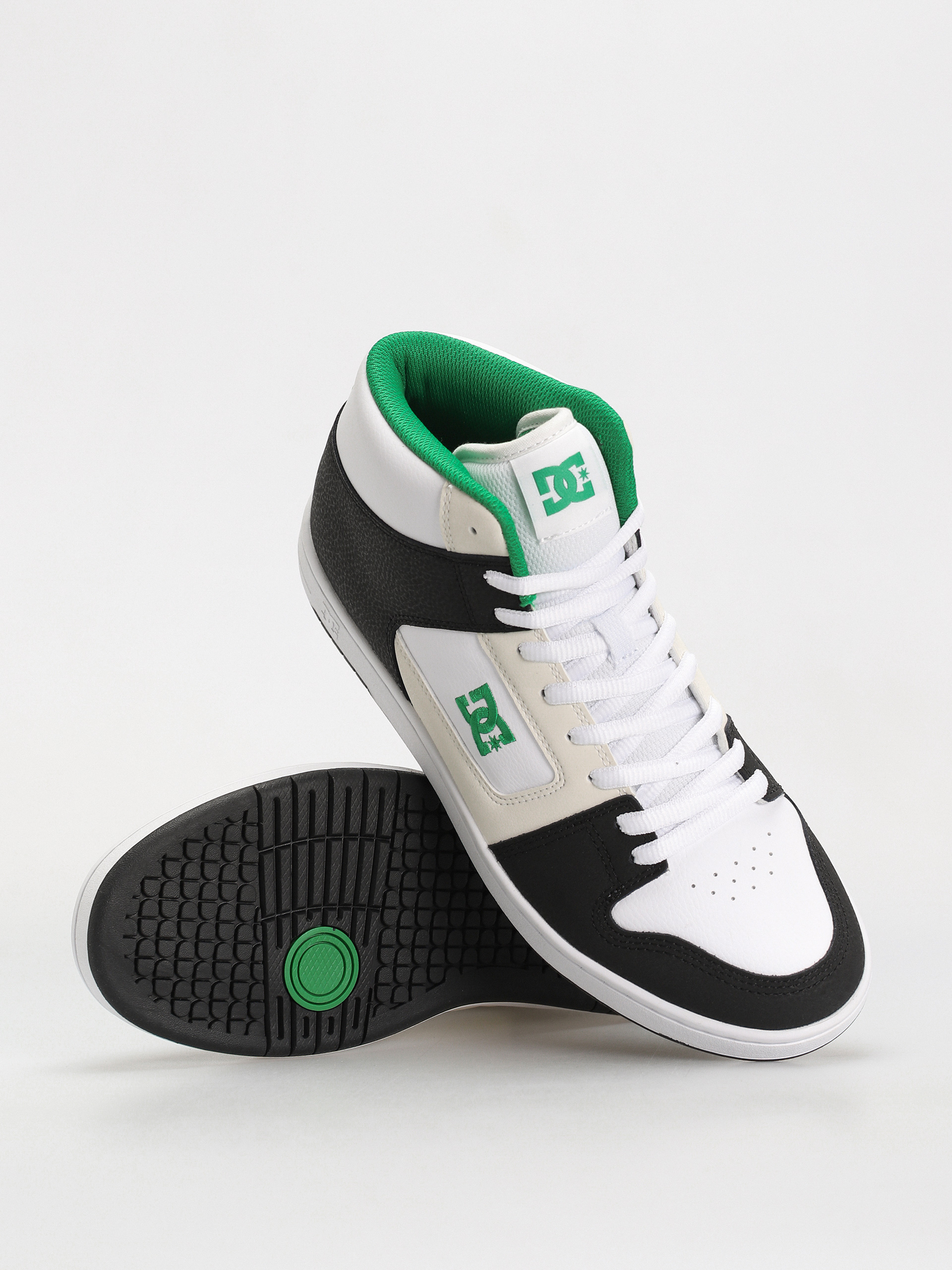 DC Manteca 4 Hi Cipők (black/white/green)