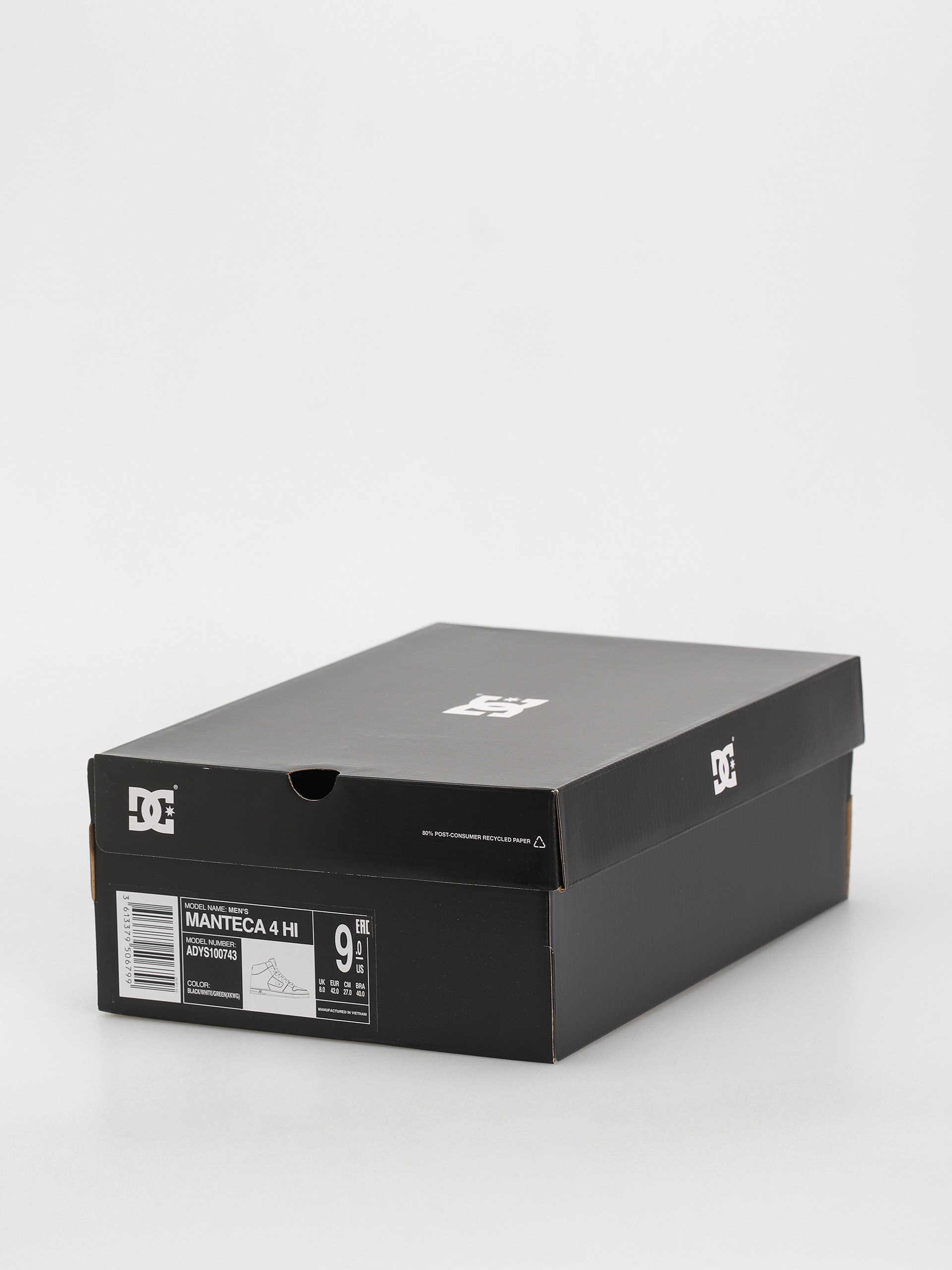 DC Manteca 4 Hi Cipők (black/white/green)