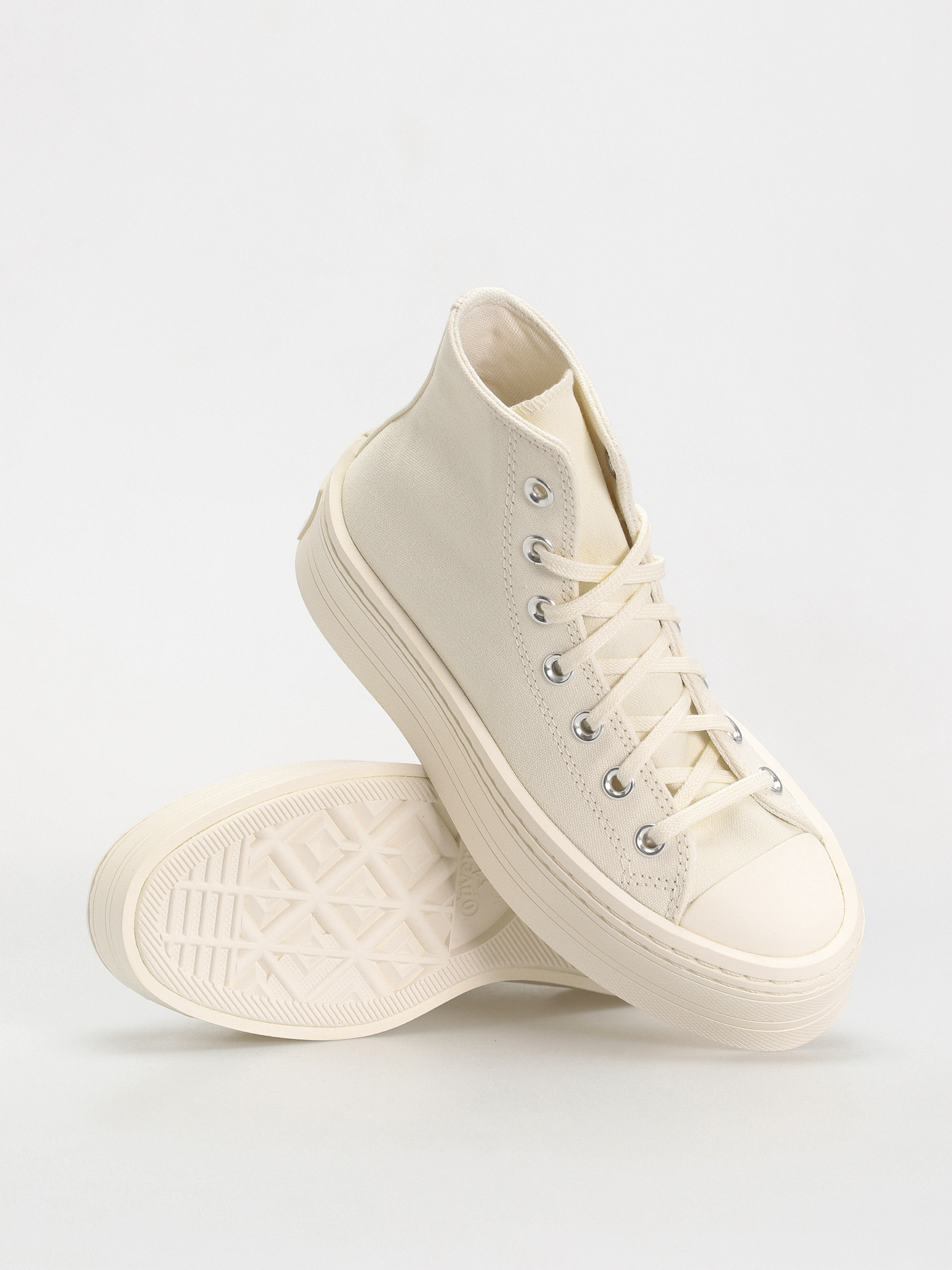 Converse Chuck Taylor All Star Modern Lift Hi Wmn Tornacipők (khaki/off white)
