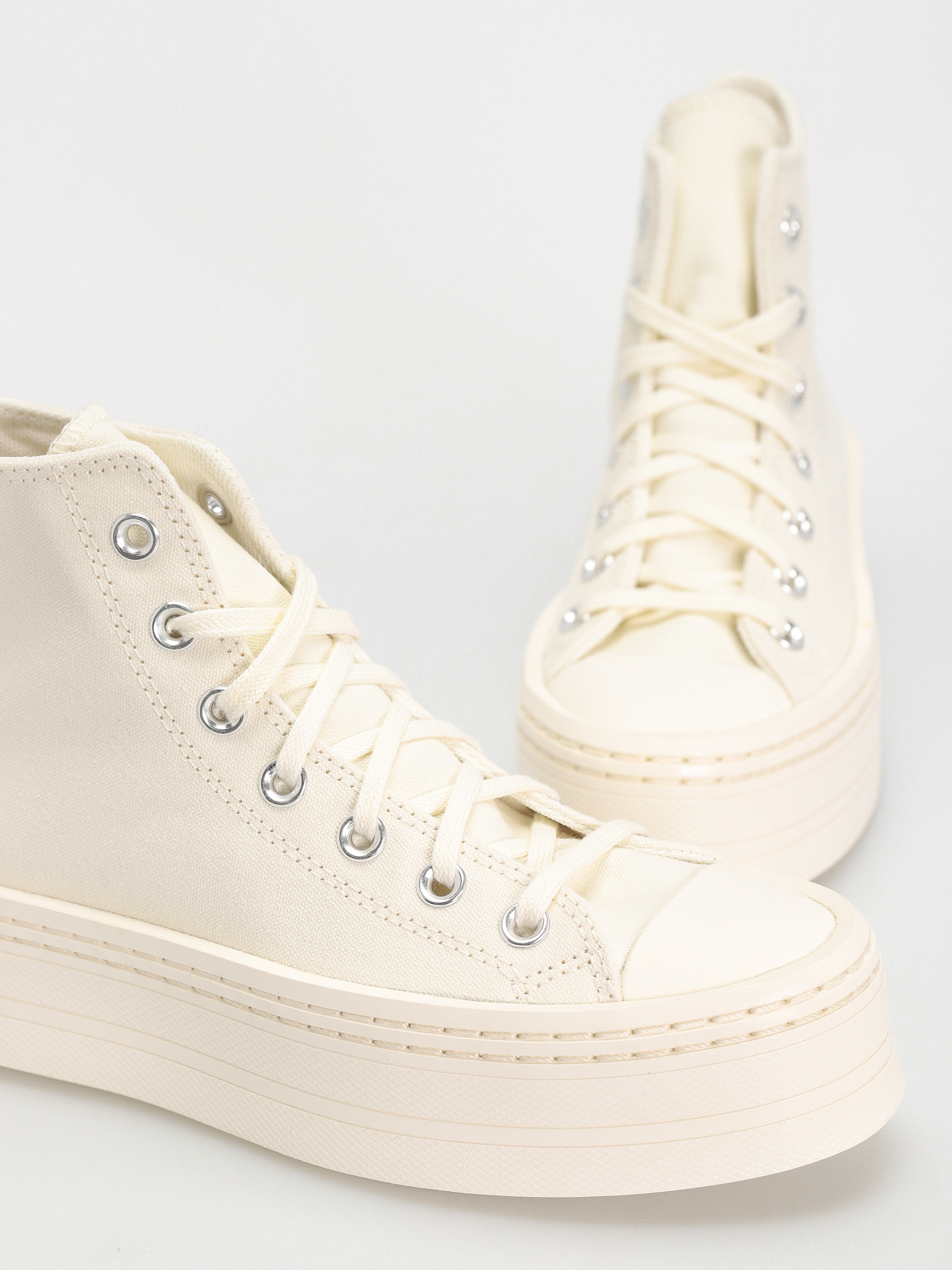 Converse Chuck Taylor All Star Modern Lift Hi Wmn Tornacipők (khaki/off white)