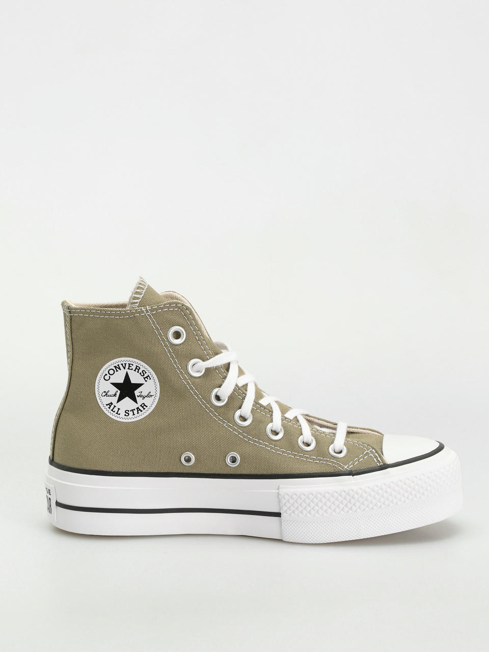 Converse Chuck Taylor All Star Lift Hi Wmn Tornacipők (olive/white)