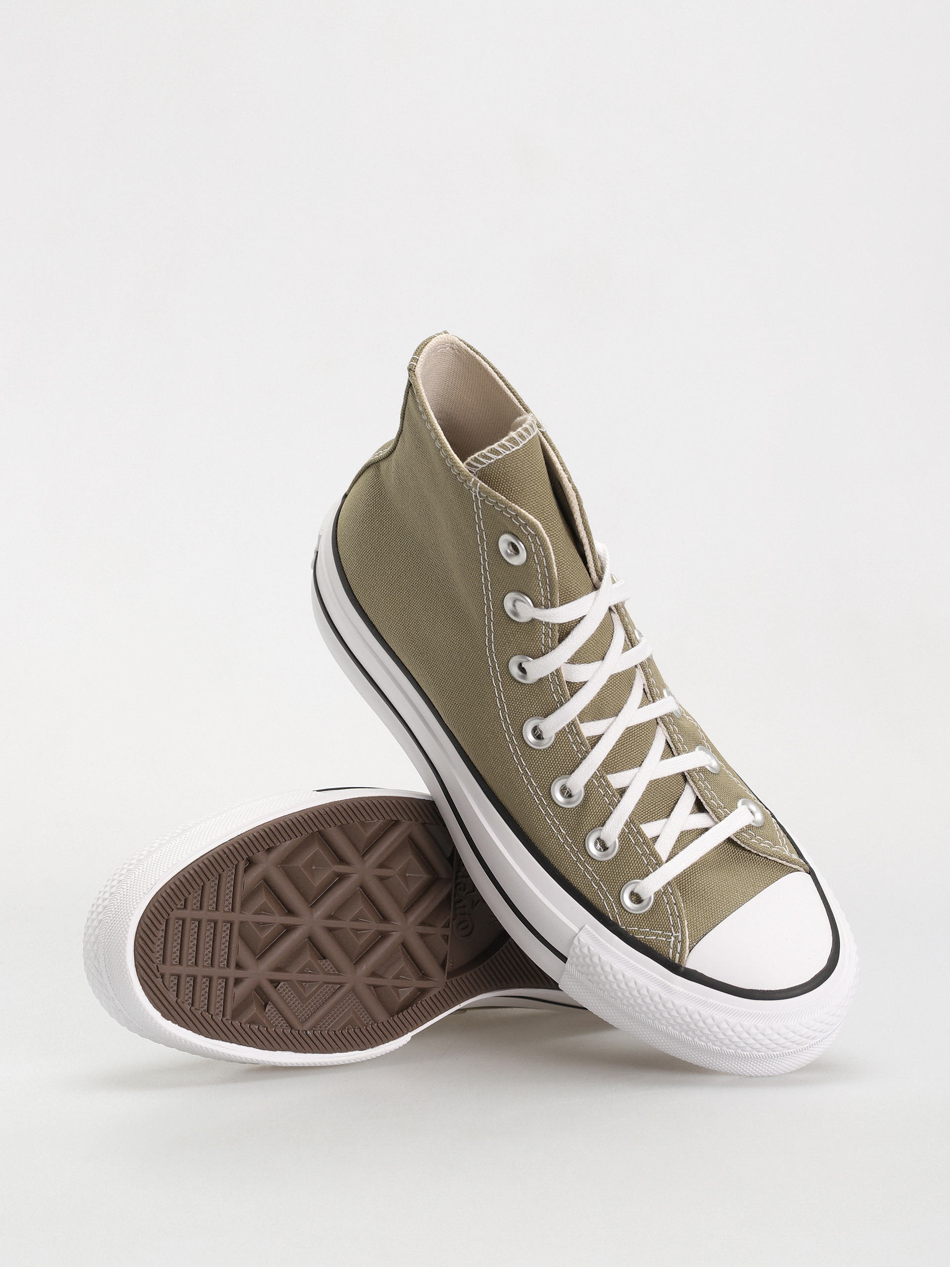 Converse Chuck Taylor All Star Lift Hi Wmn Tornacipők (olive/white)
