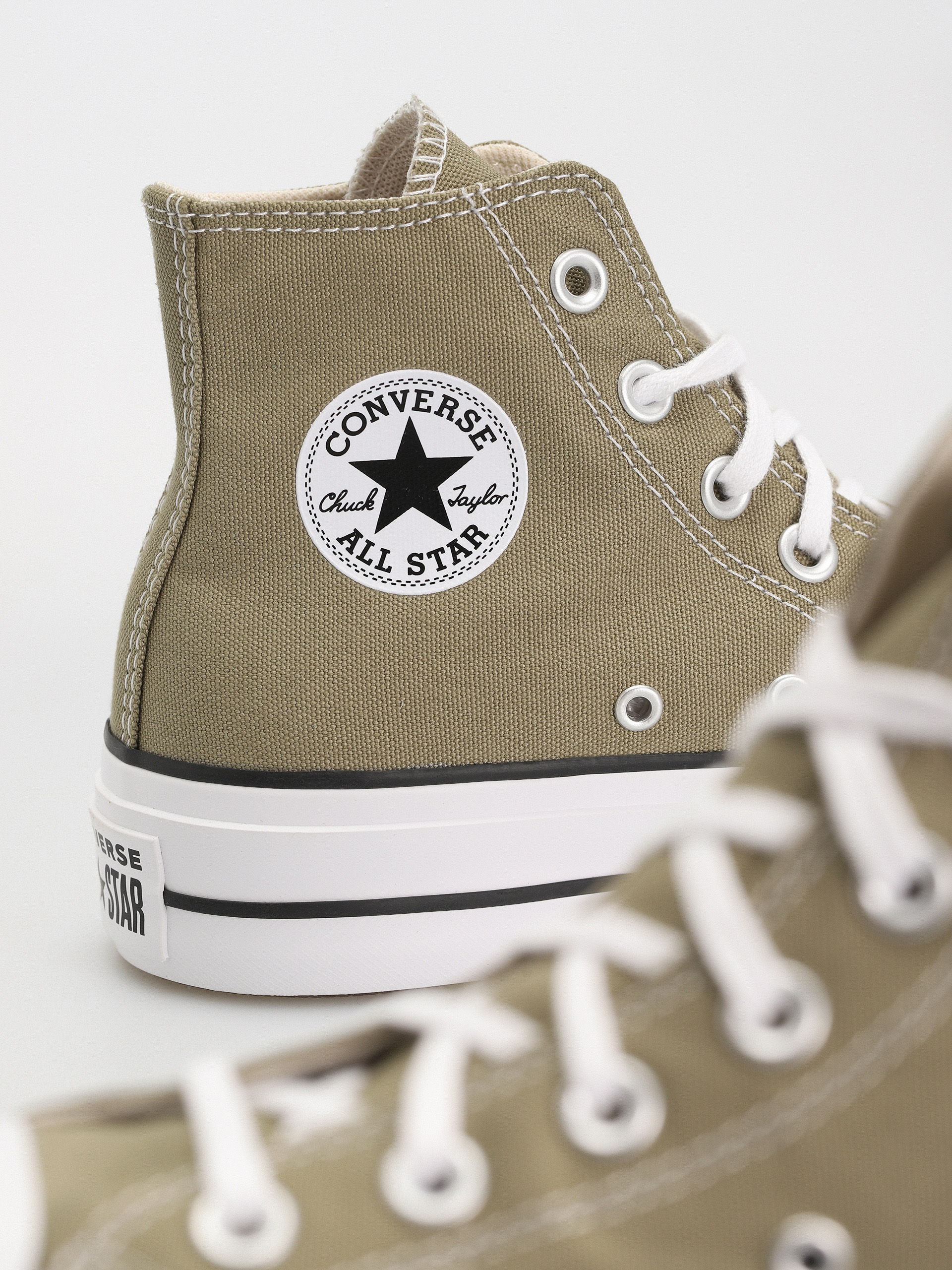 Converse Chuck Taylor All Star Lift Hi Wmn Tornacipők (olive/white)