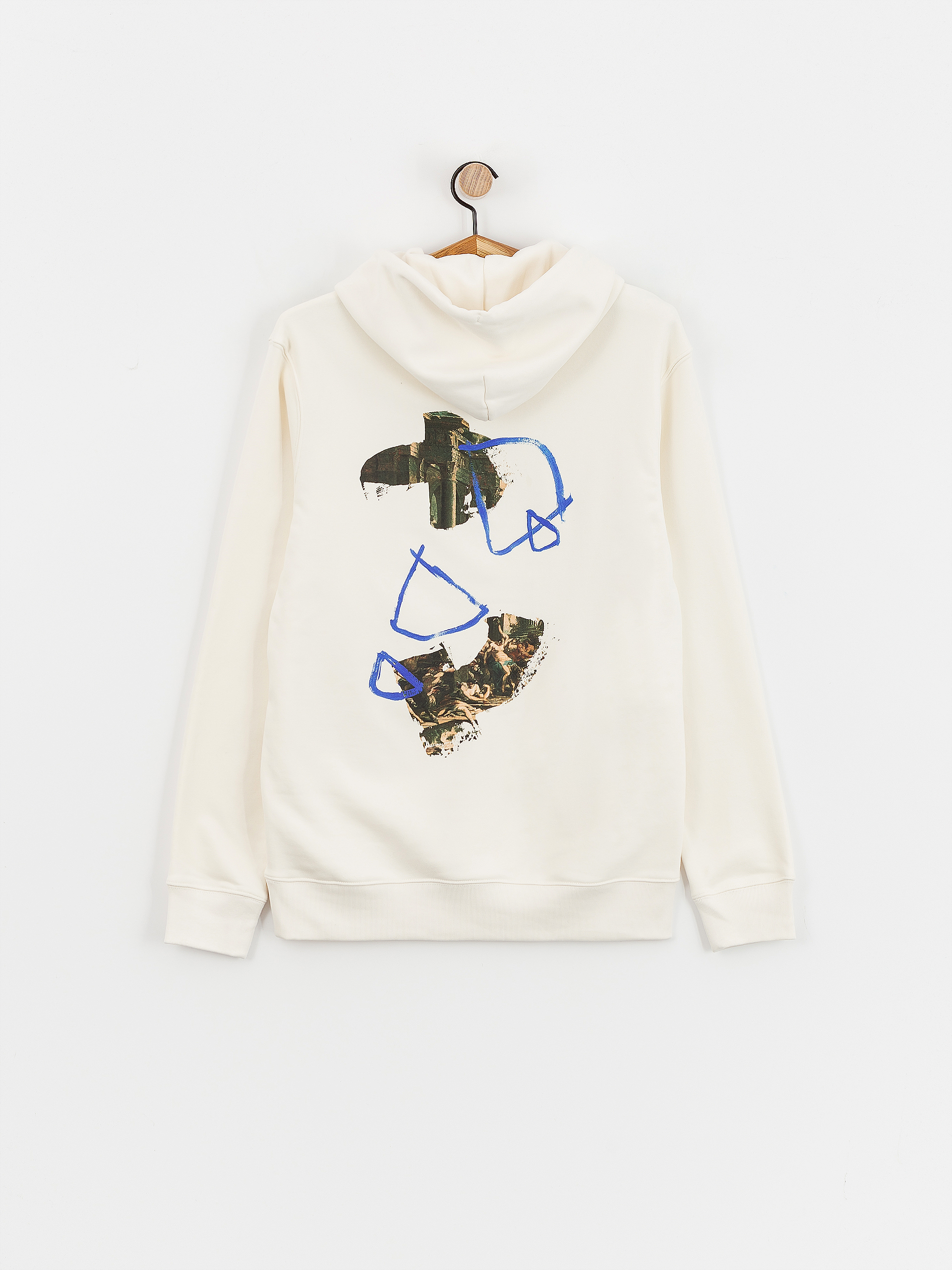 Poetic Collective Strokes HD Kapucnis pulóver (ivory)