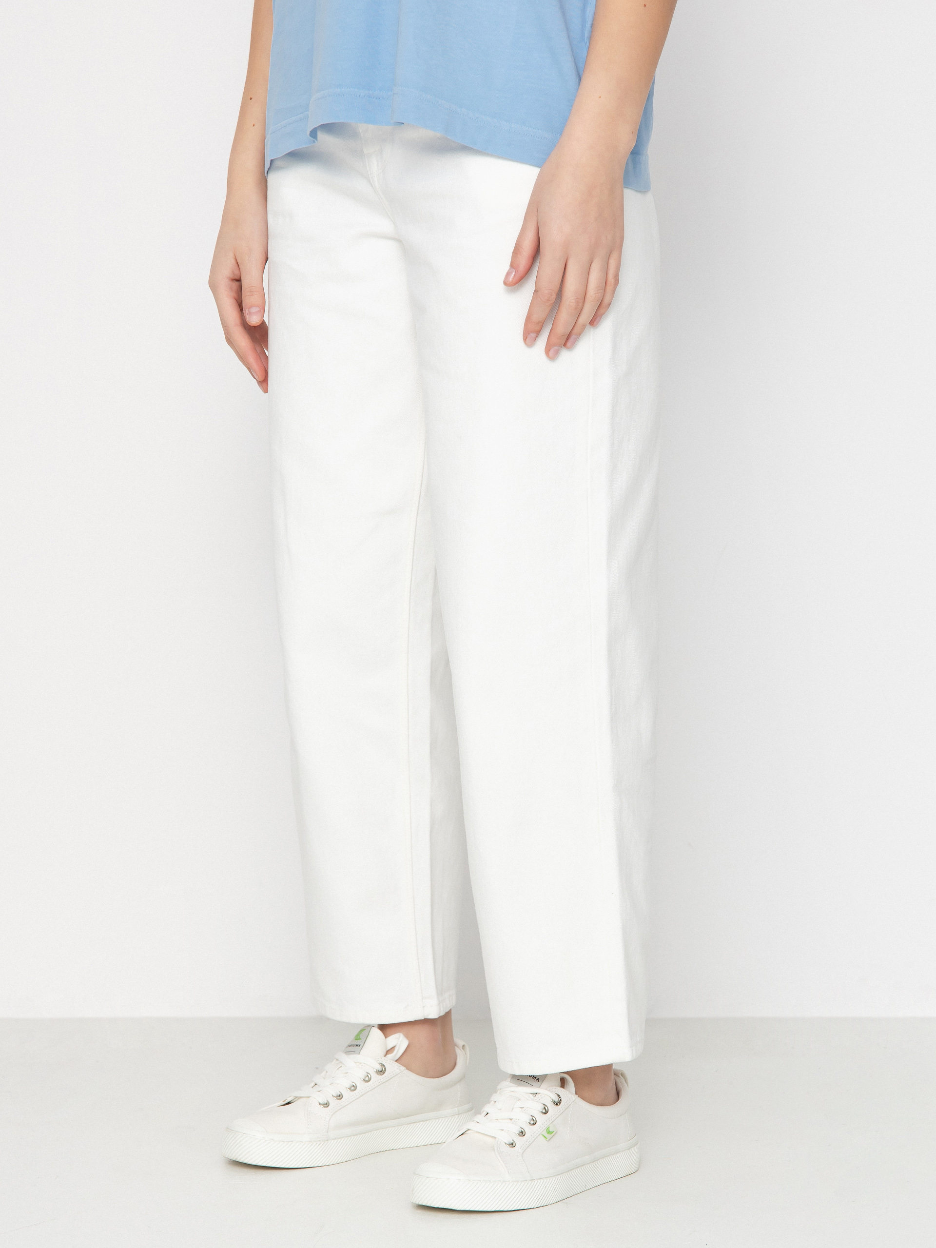 Volcom Weellow Denim Wmn Kisnadrág (star white)