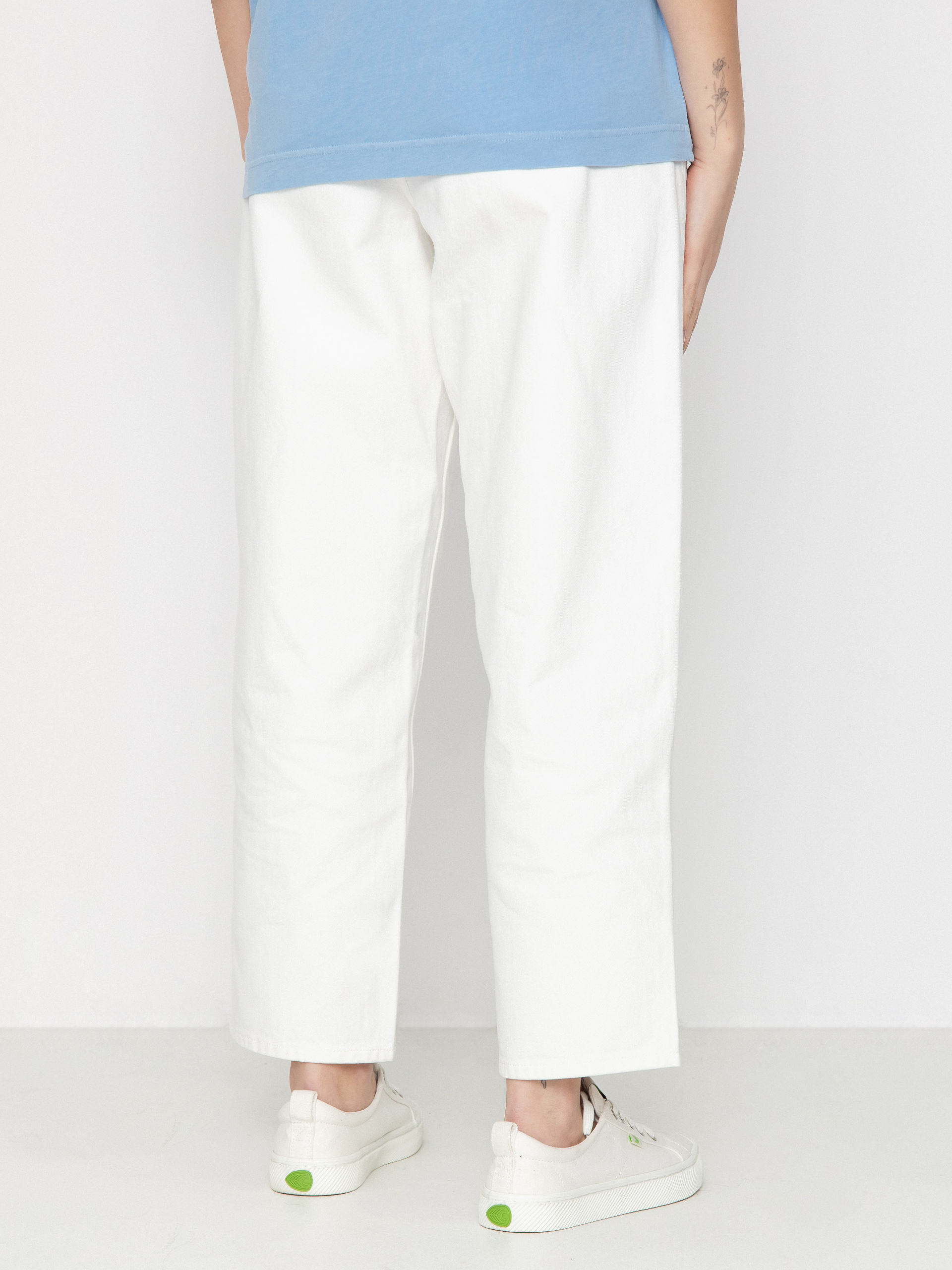 Volcom Weellow Denim Wmn Kisnadrág (star white)