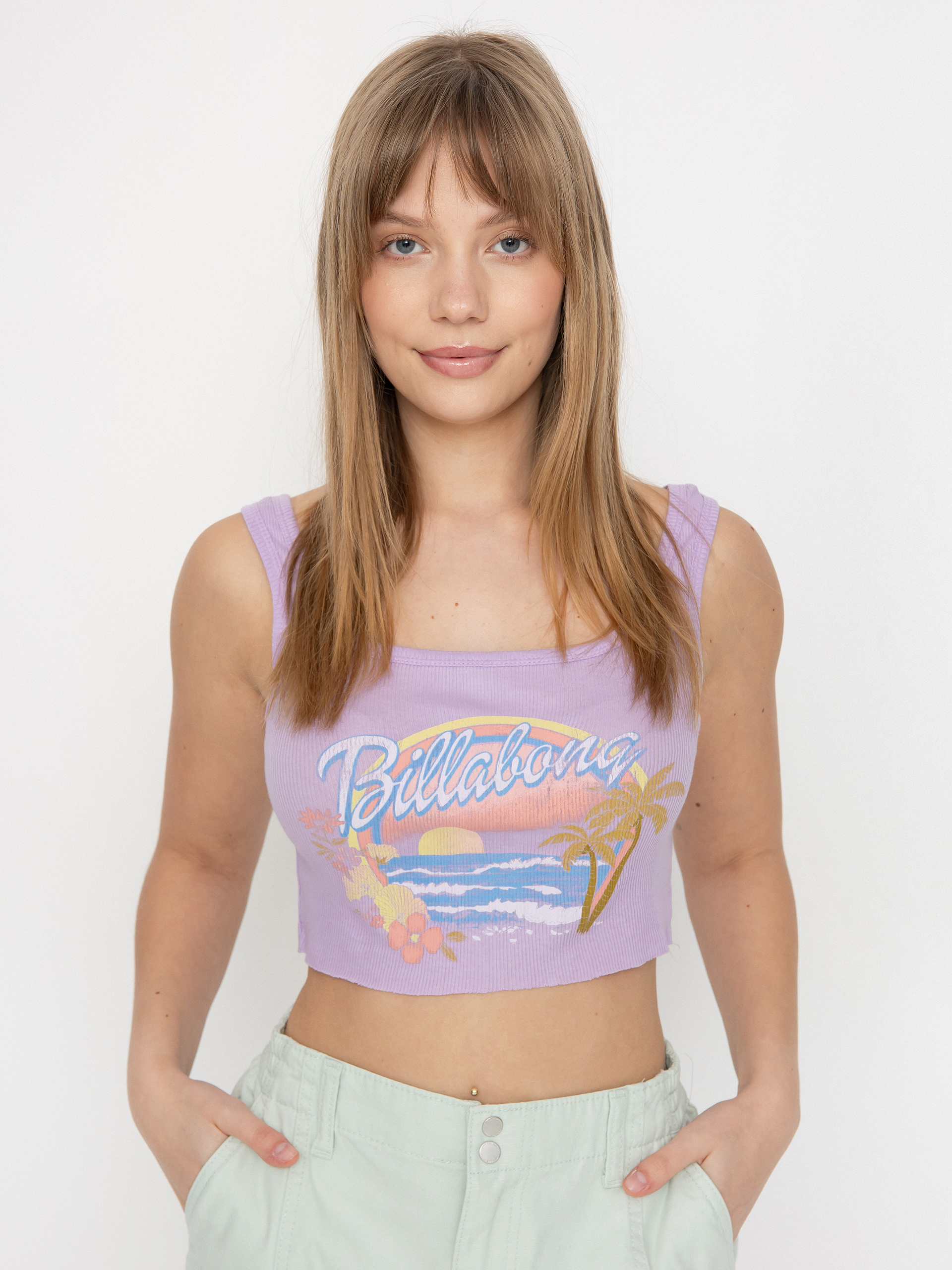 Billabong Wild Waves Wmn Póló (peaceful lilac)