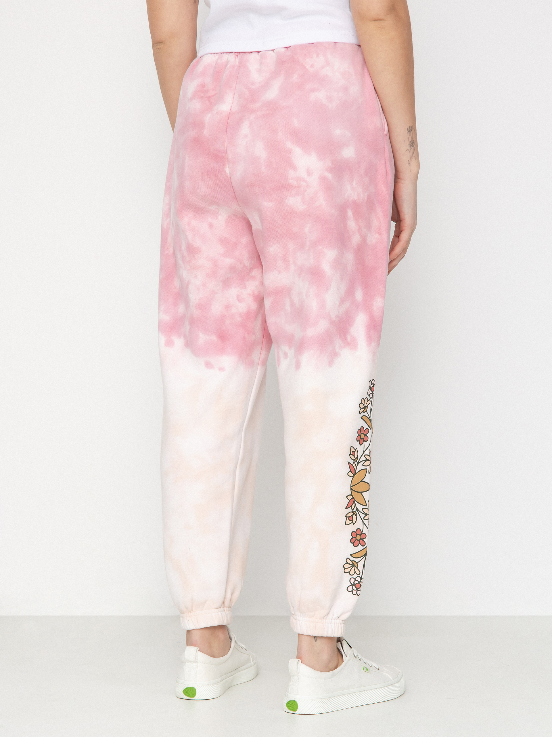 Kisnadrág Santa Cruz Sage Floral Sweatpant Wmn (pink dip dye)