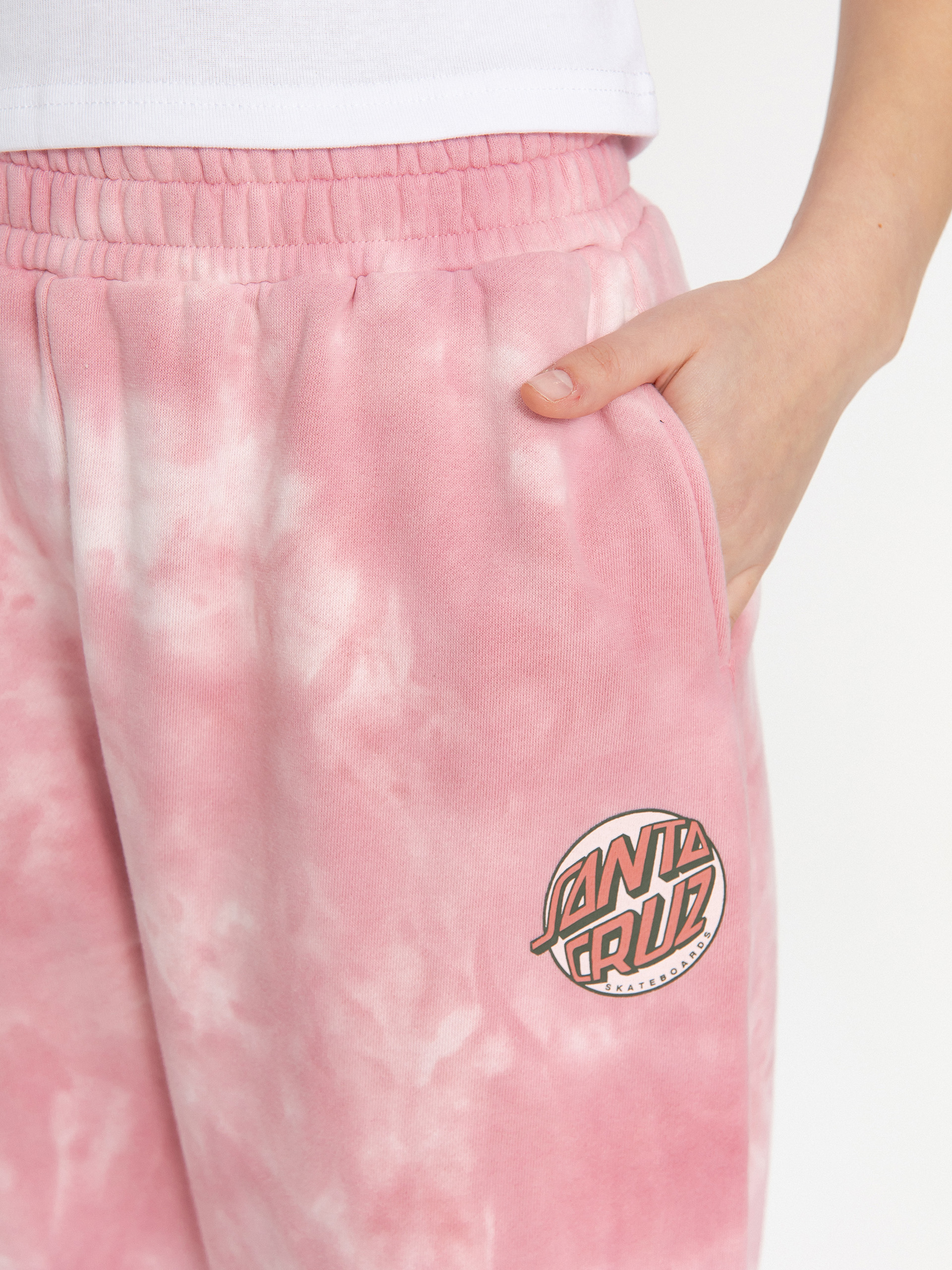Kisnadrág Santa Cruz Sage Floral Sweatpant Wmn (pink dip dye)