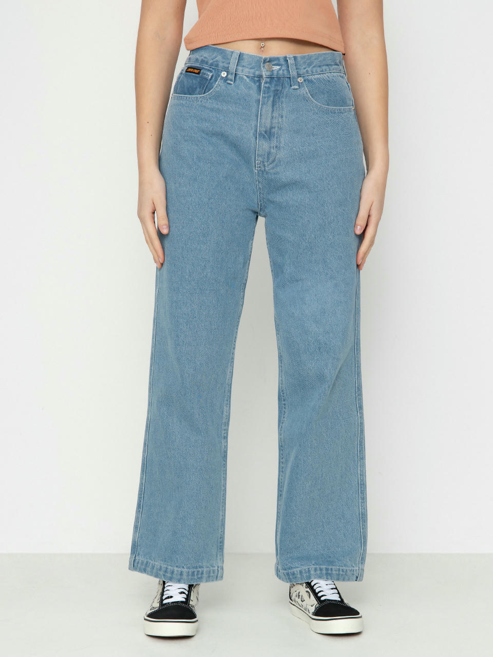 Kisnadrág Santa Cruz Classic Baggy Jeans Wmn (bleach blue)