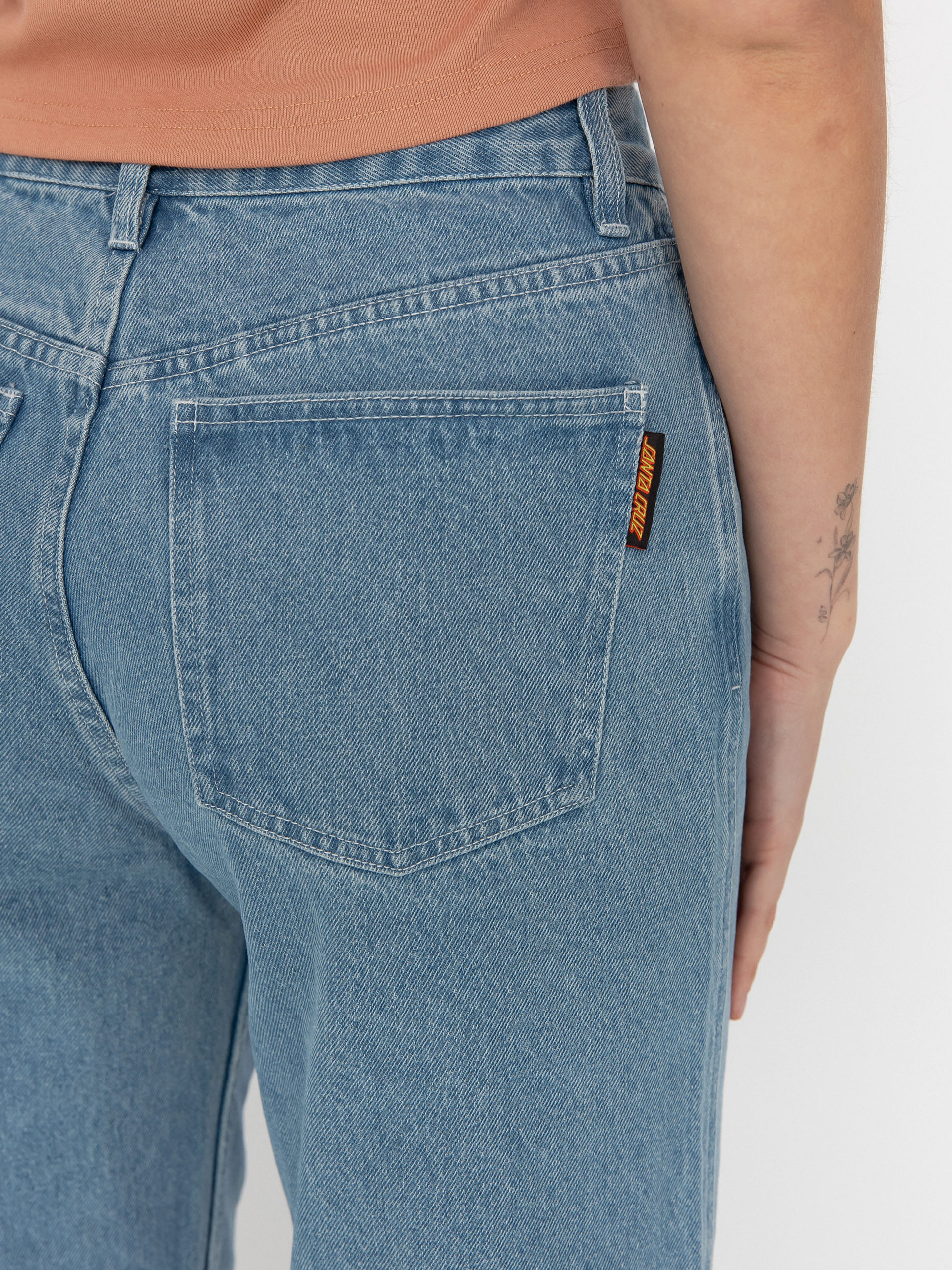 Kisnadrág Santa Cruz Classic Baggy Jeans Wmn (bleach blue)