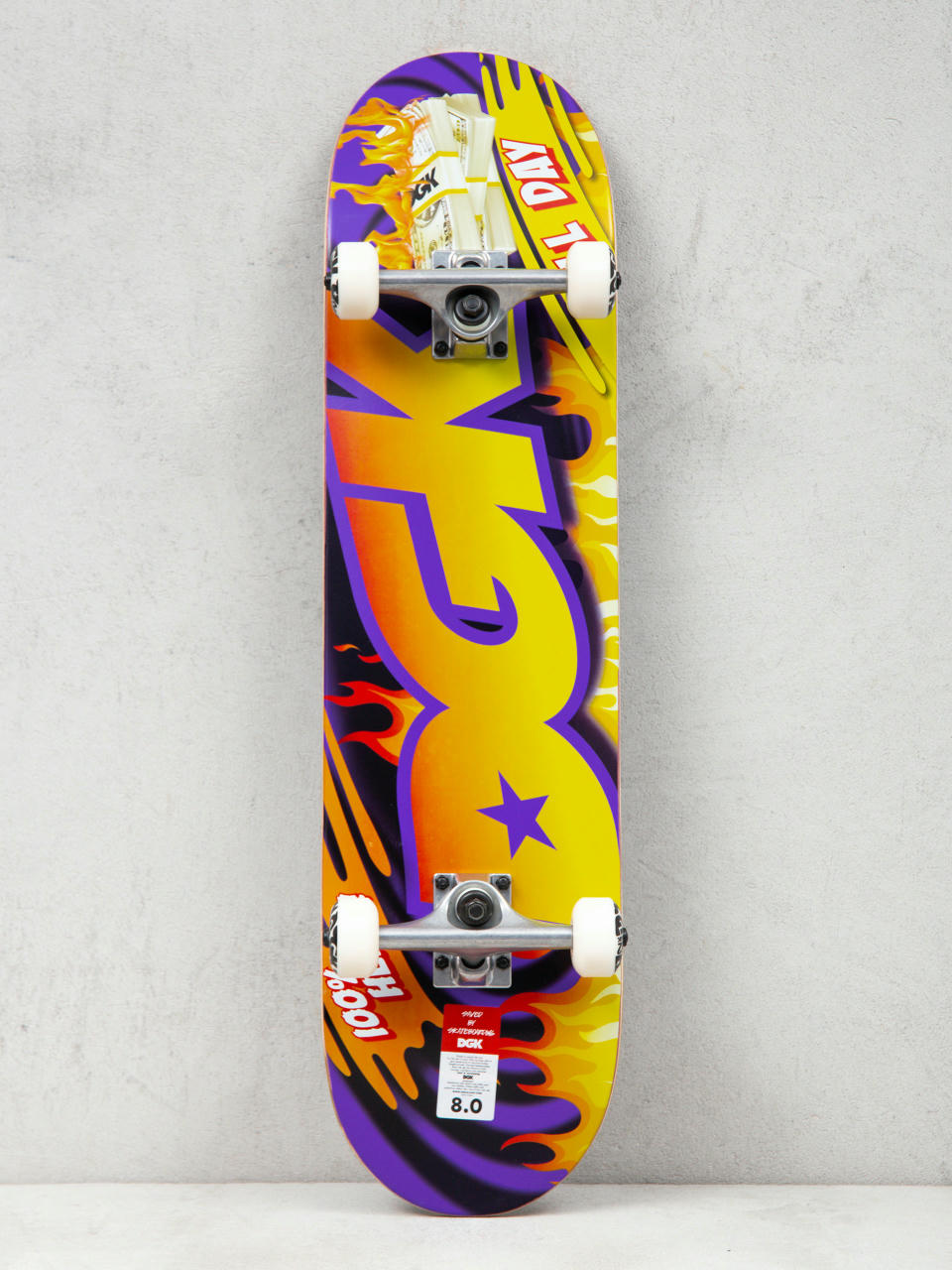 DGK Street Heat Komplett gördeszka (purple/yellow)