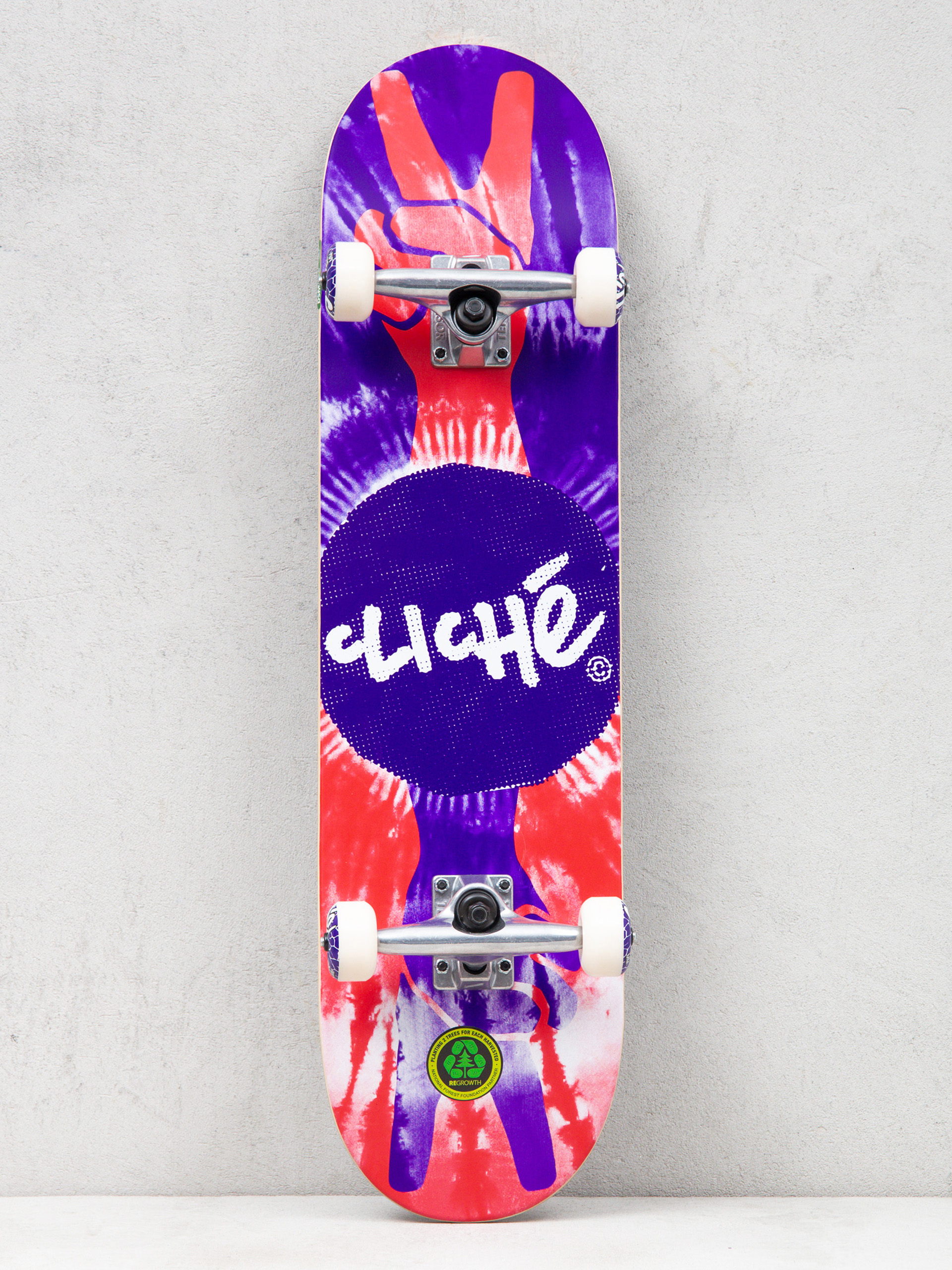 Cliche Peace Komplett gördeszka (purple/red)