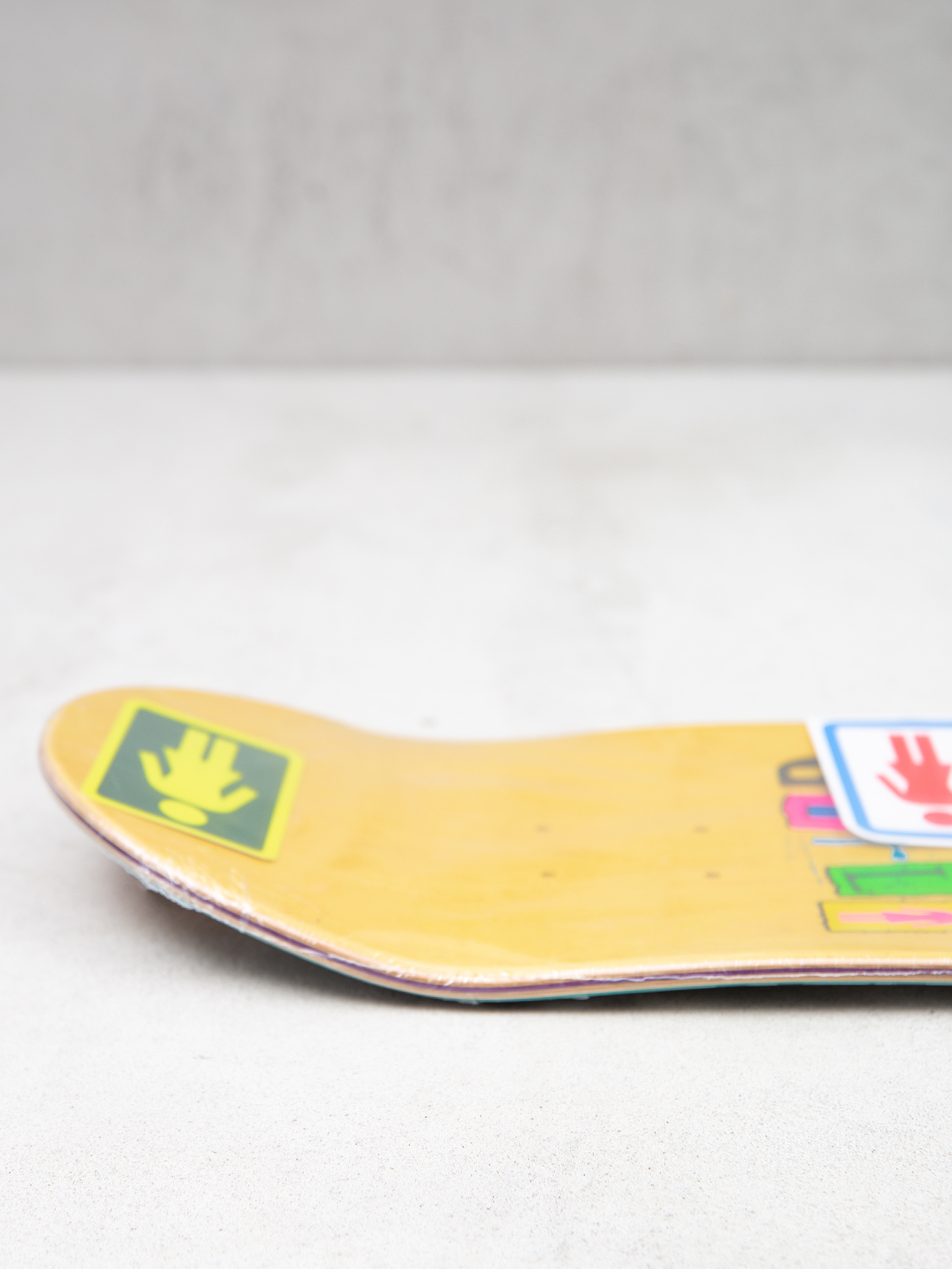 Girl Skateboard Geering Out To Lunch Gördeszka lap (teal)