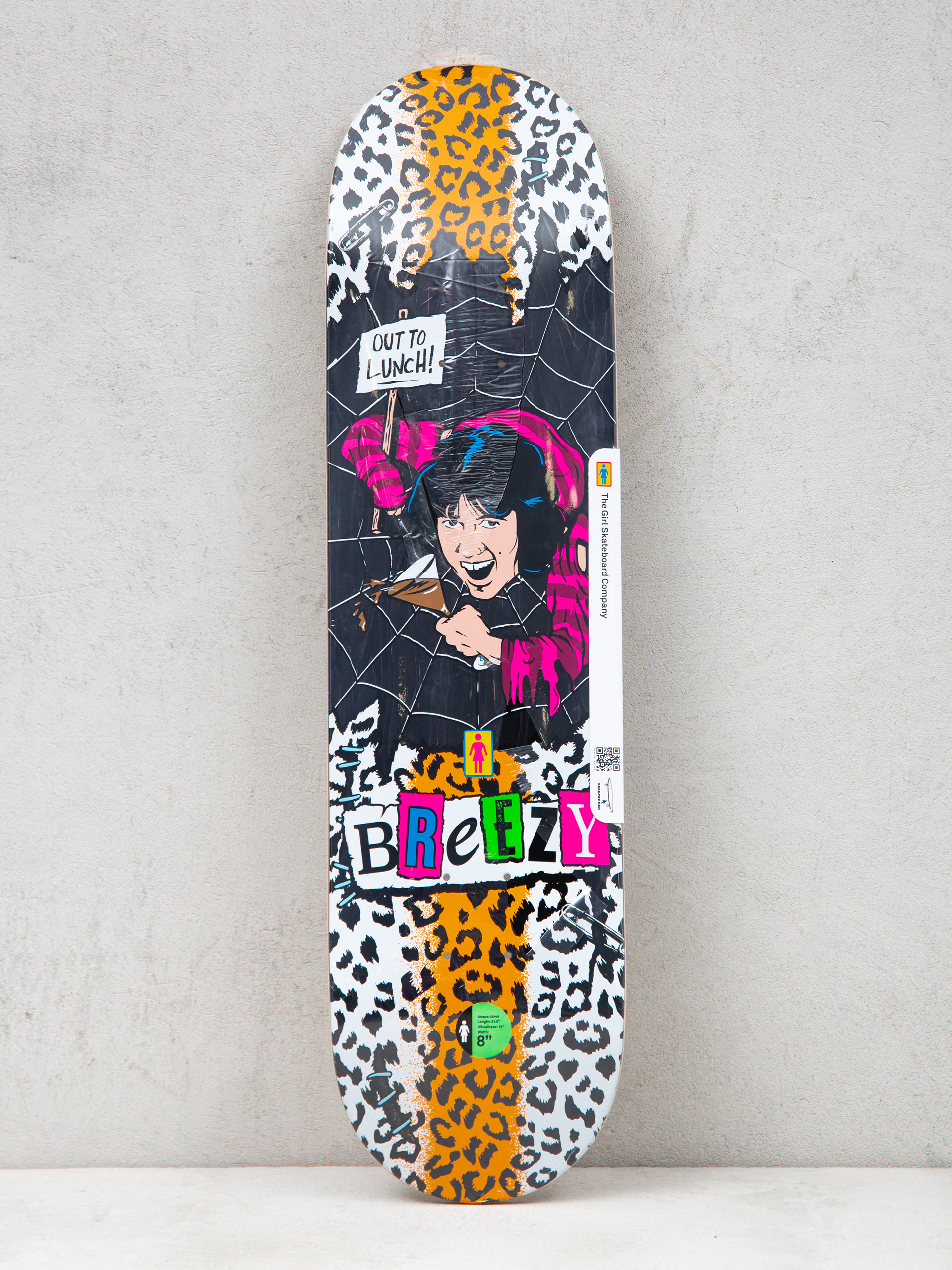 Girl Skateboard Geering Out To Lunch Gu00f6rdeszka lap (black)