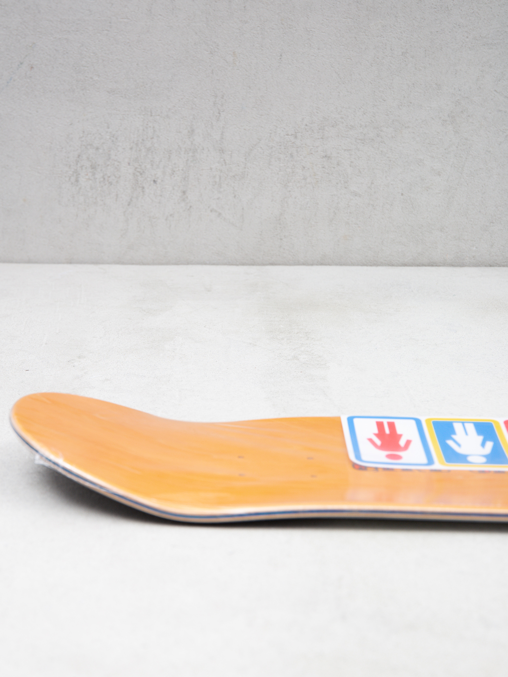 Girl Skateboard Gass Mans Ruin Gördeszka lap (white/black/yellow)