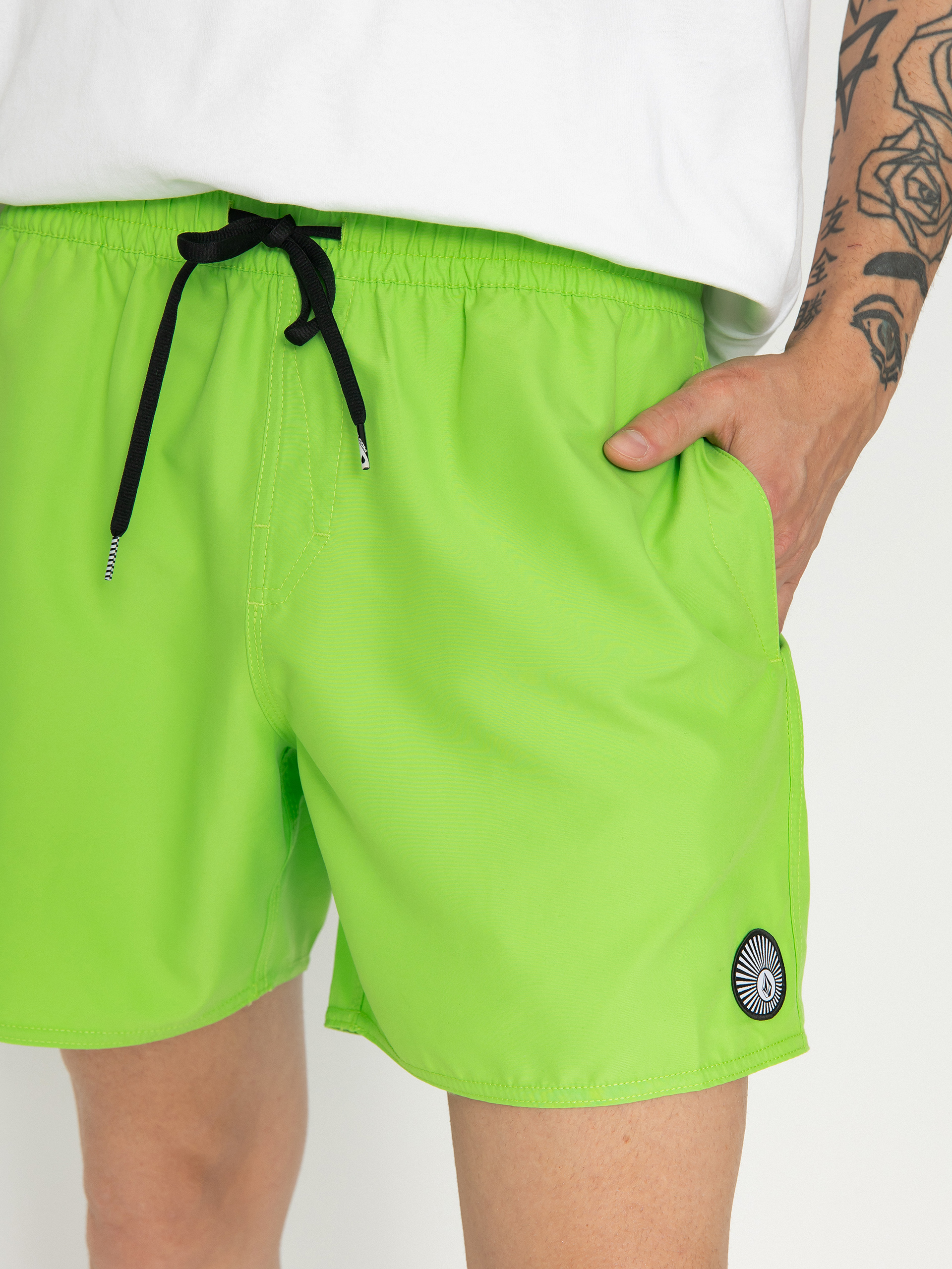 Volcom Lido Solid 16 Rövidnadrág (electric green)