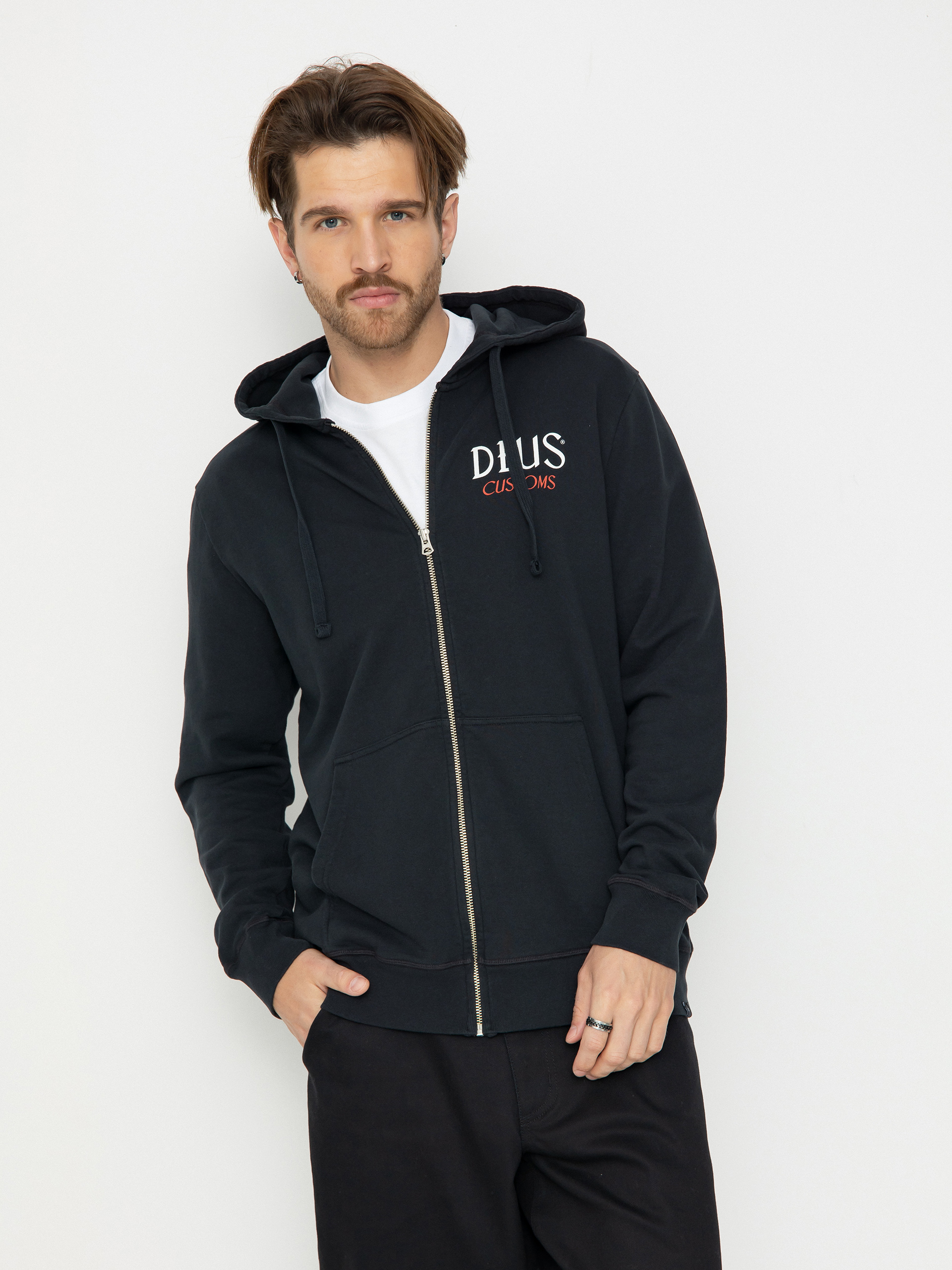 Deus Ex Machina Chinchilla HD Kapucnis pulóver (black)