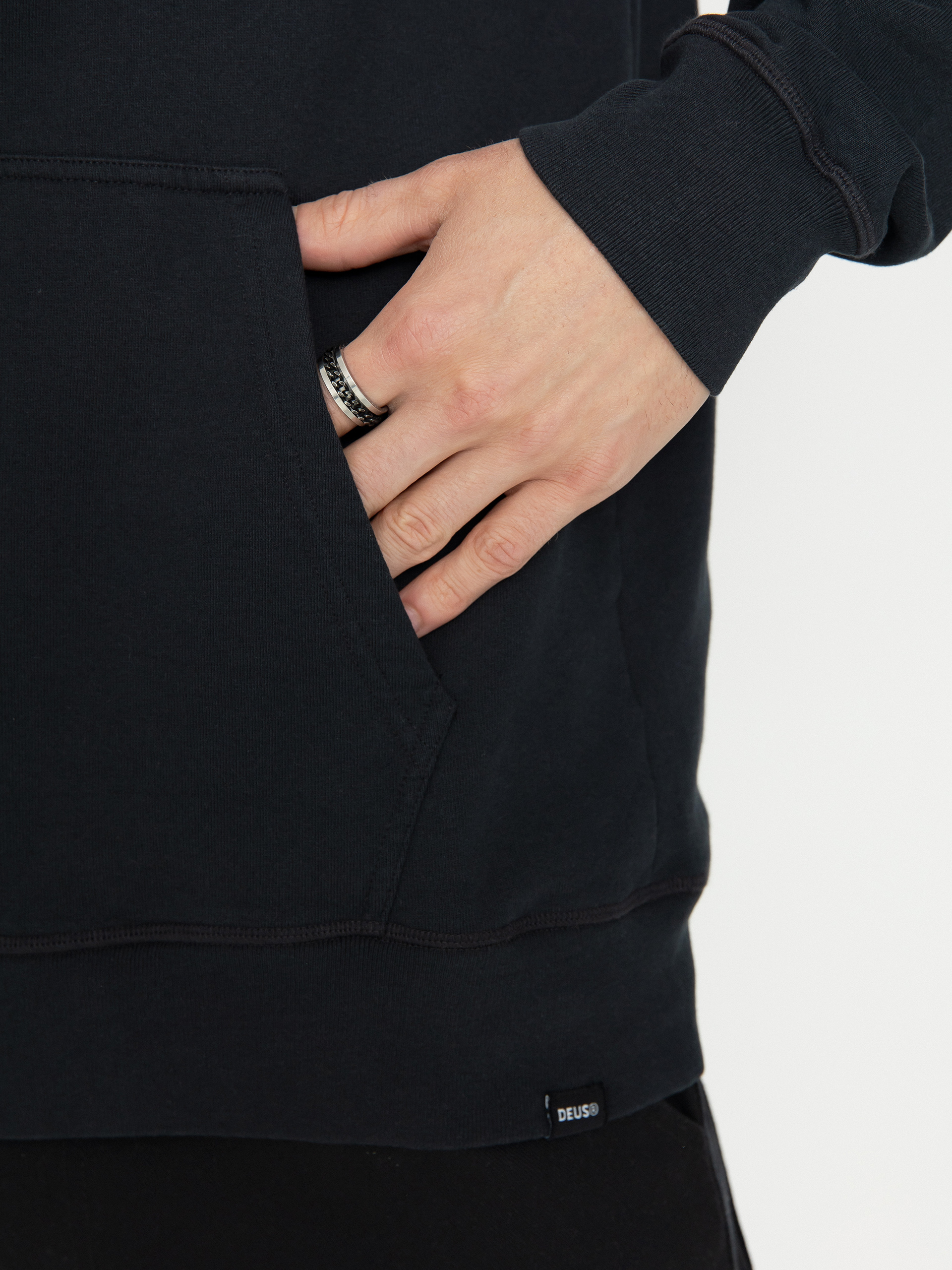 Deus Ex Machina Chinchilla HD Kapucnis pulóver (black)