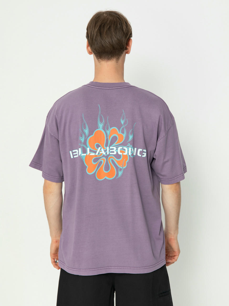 Billabong Paradise Burning Og Póló (washed violet)