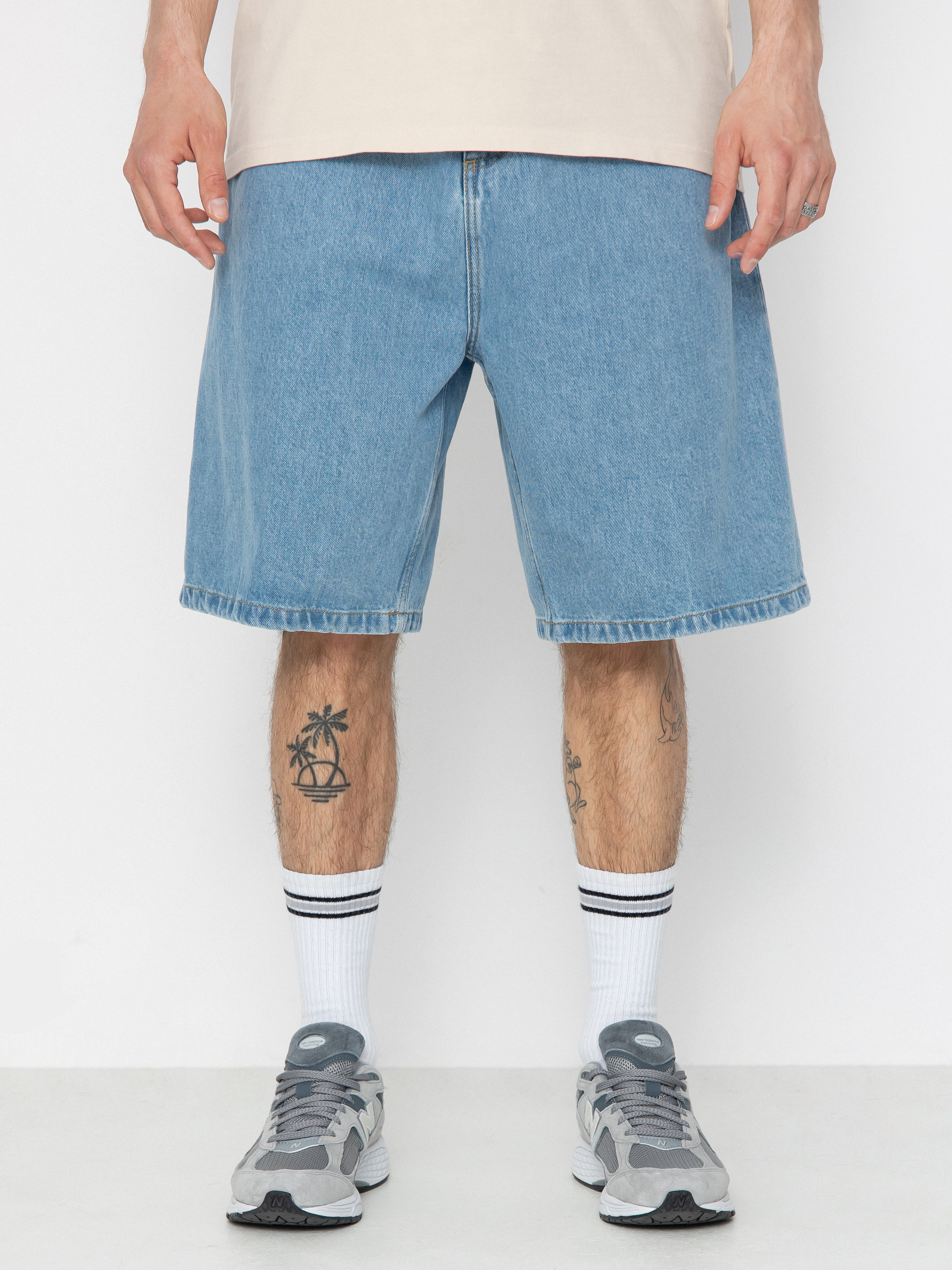 Carhartt WIP Brandon Ru00f6vidnadru00e1g (blue)