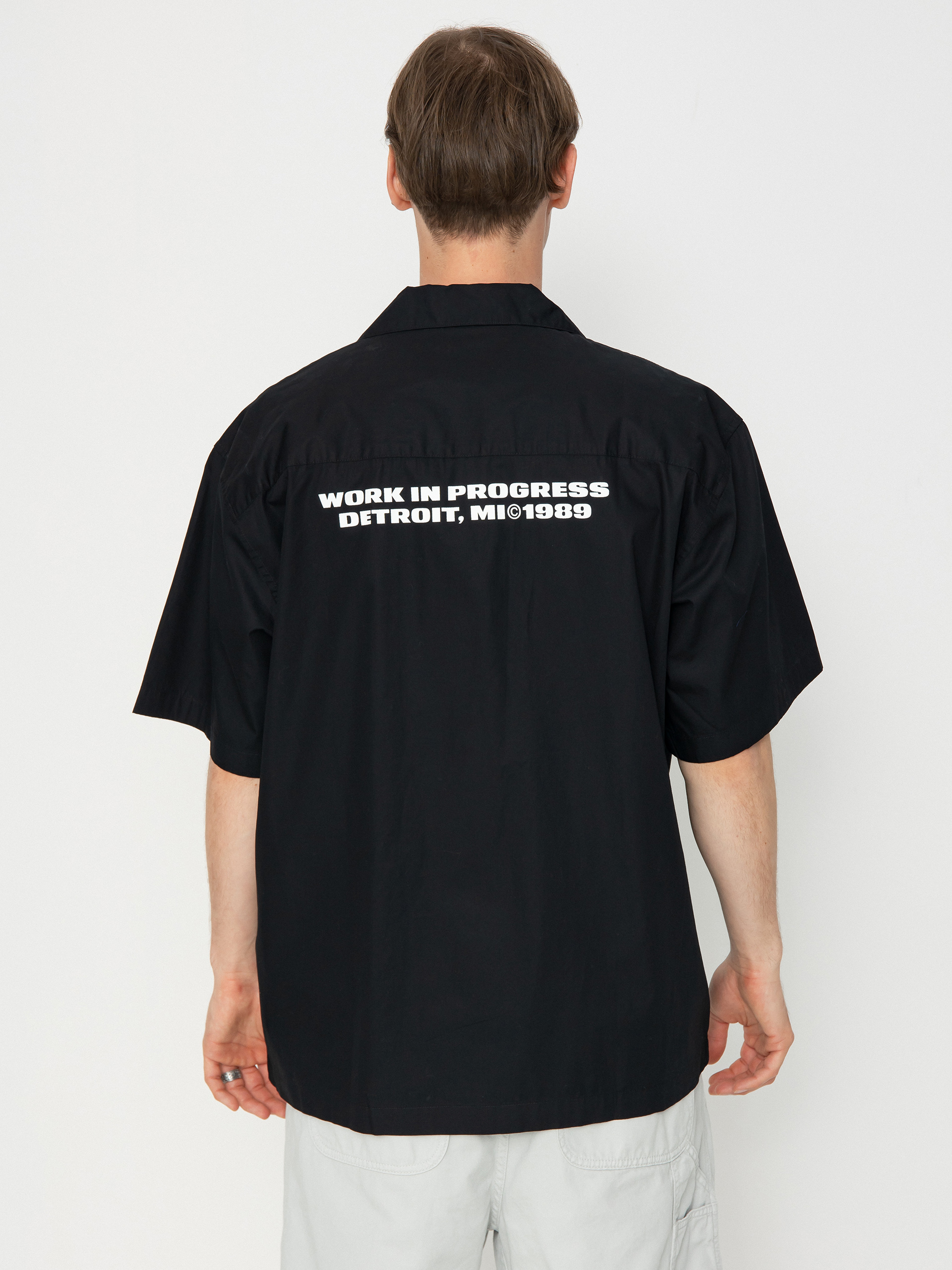 Carhartt WIP Link Script Póló (black/white)