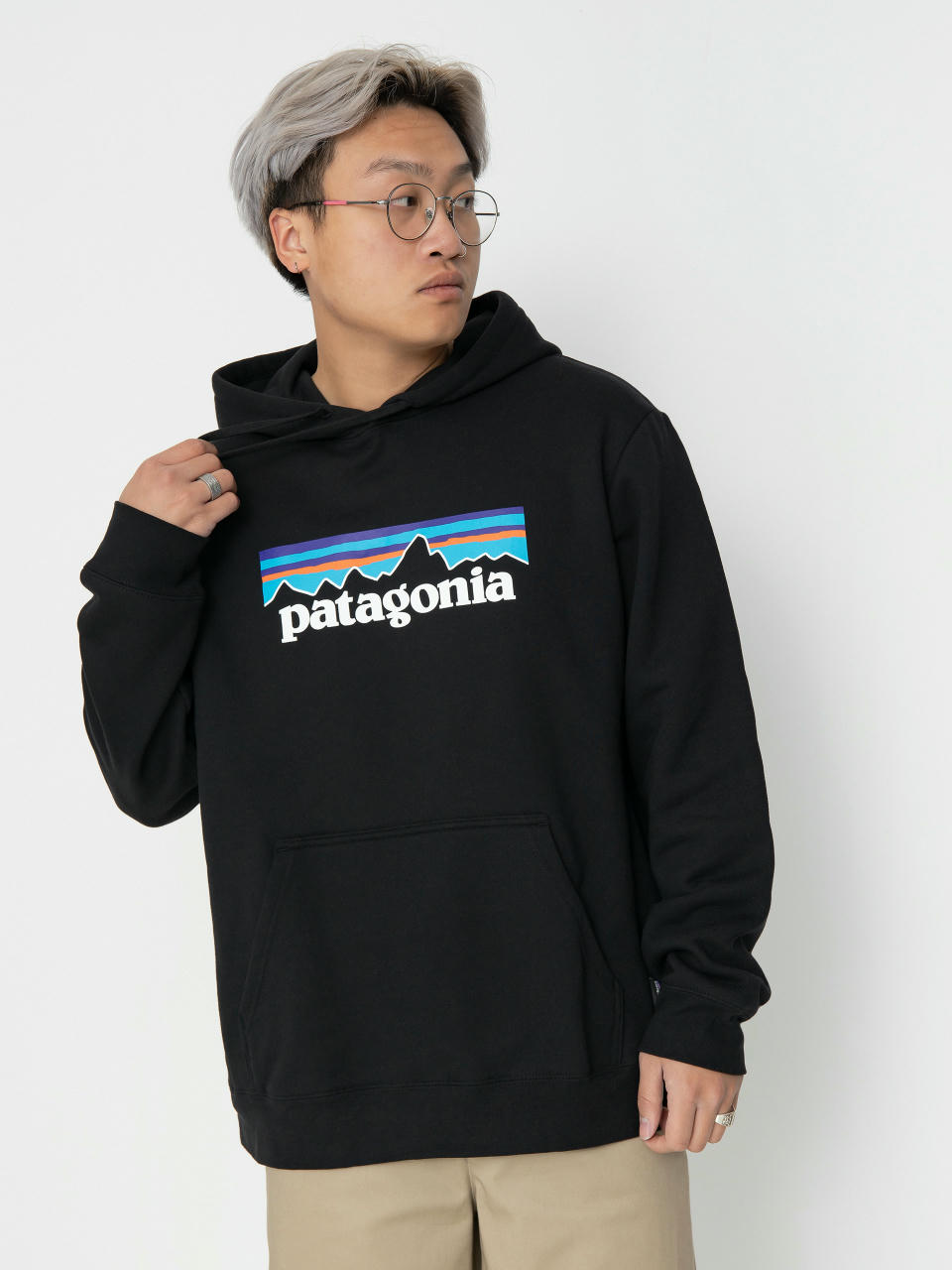 Kapucnis pulóver Patagonia P-6 Logo Uprisal HD (black)