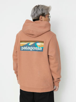 Kapucnis pulóver Patagonia Boardshort Logo Uprisal HD (sienna clay)