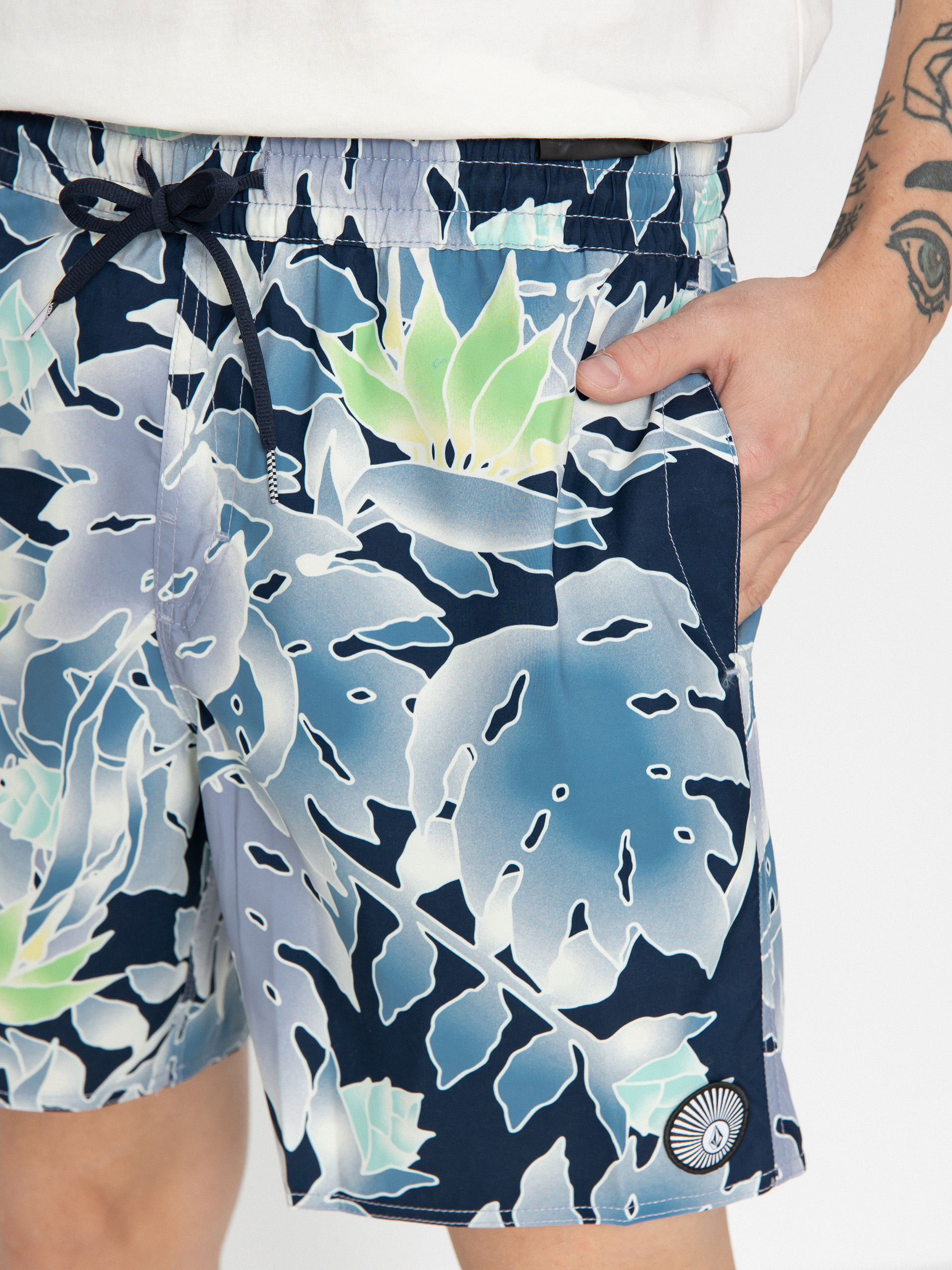 Rövidnadrág Volcom Lido Print 17 (navy)