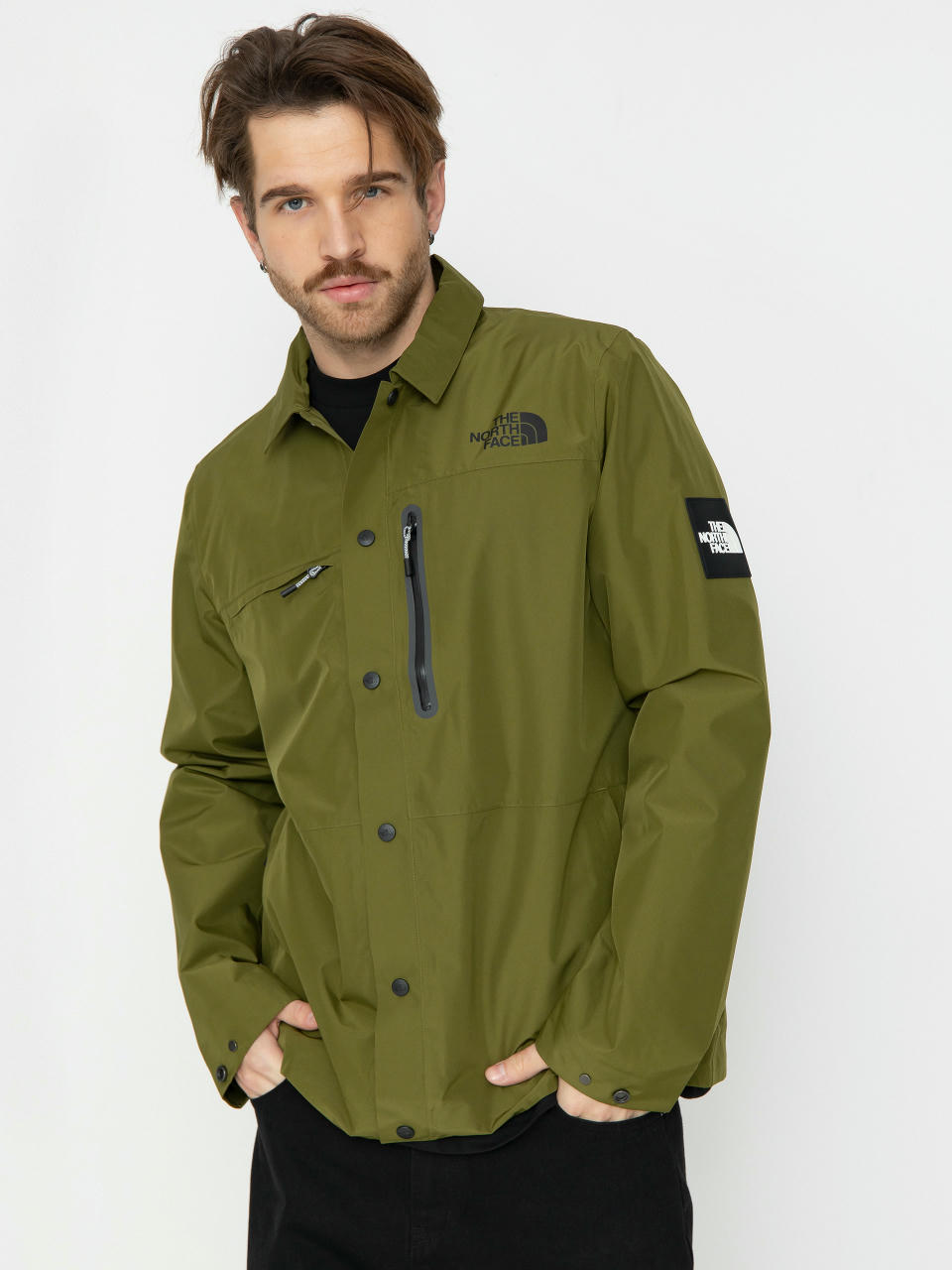 The North Face Amos Tech Overshirt Dzseki (forest olive)