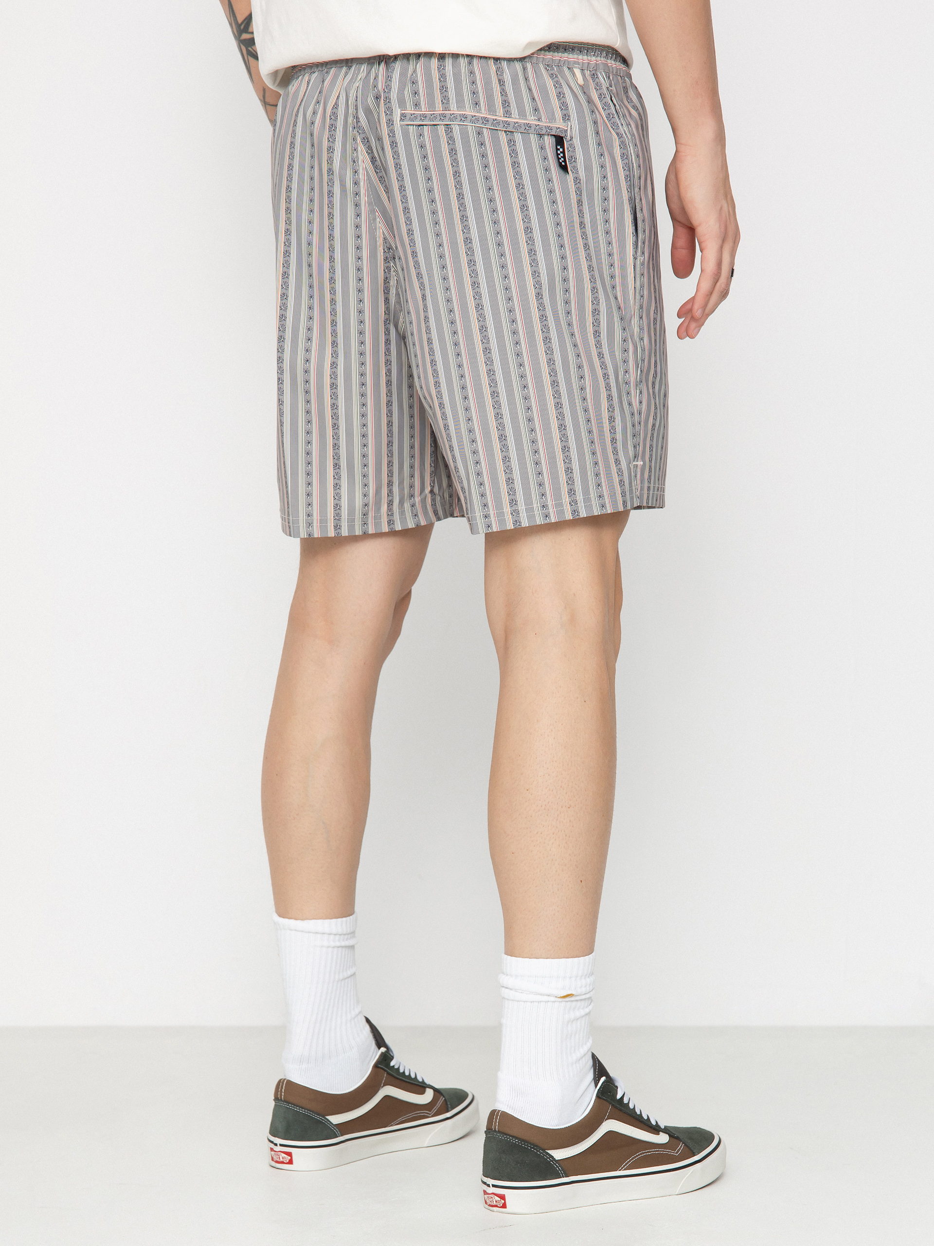 Vans Primary Stripe Elastic Boardshort (oatmeal/black)