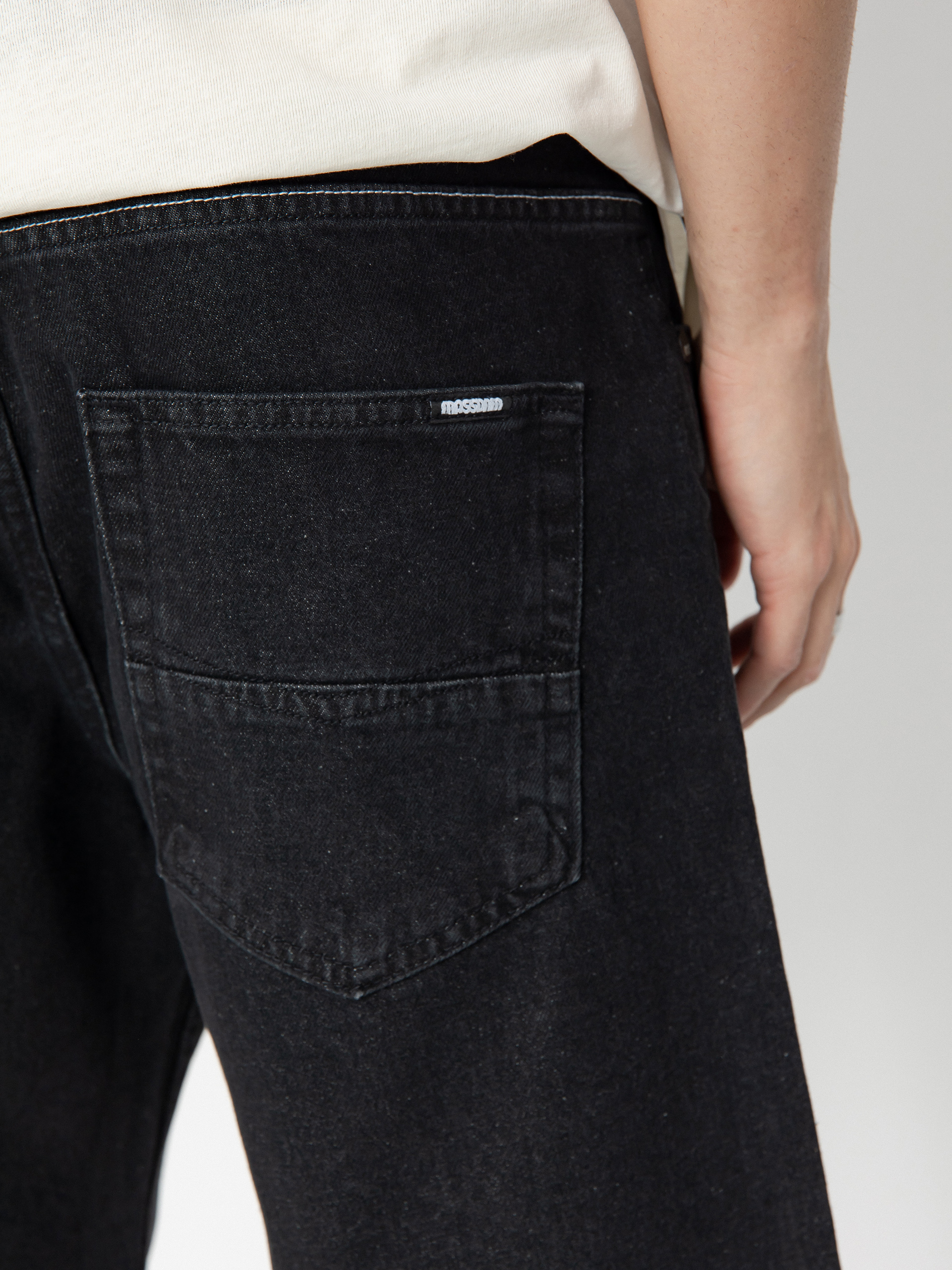 MassDnm Jeans Slang Rövidnadrág (black washed)